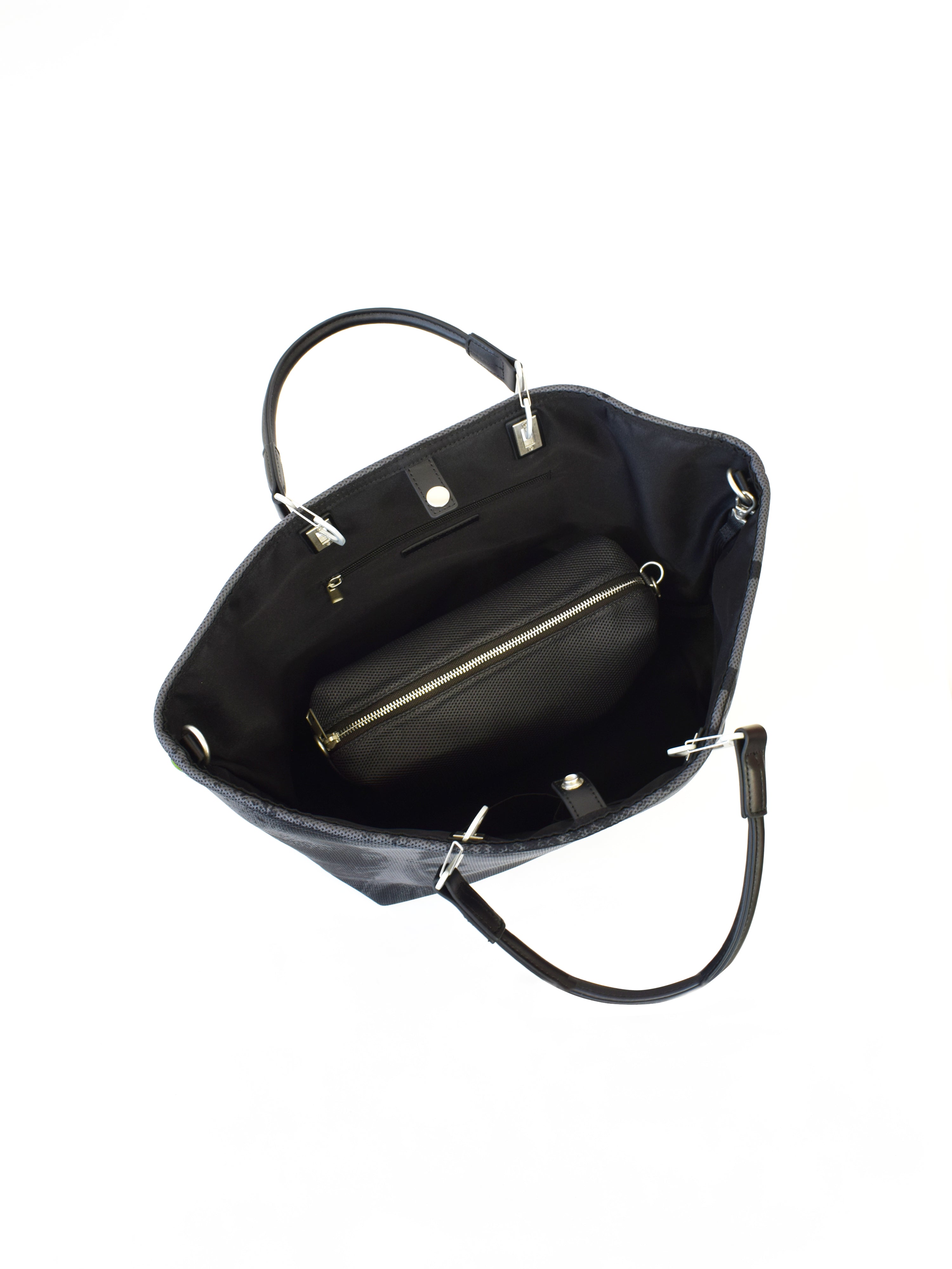 【play-beautifully】3way ハンドバッグ L Charcoal