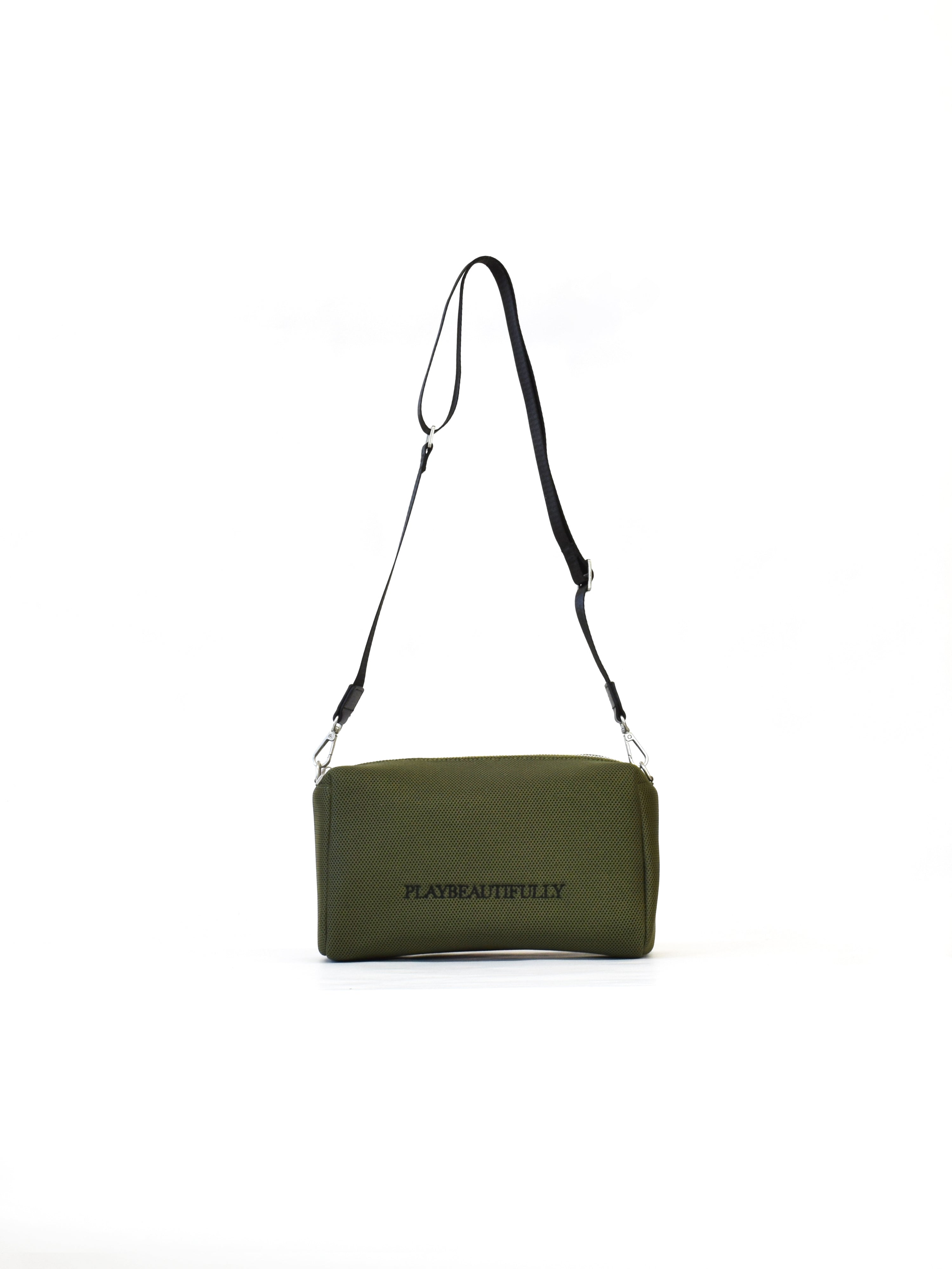 【play-b】Logo 3way ハンドバッグ L Khaki