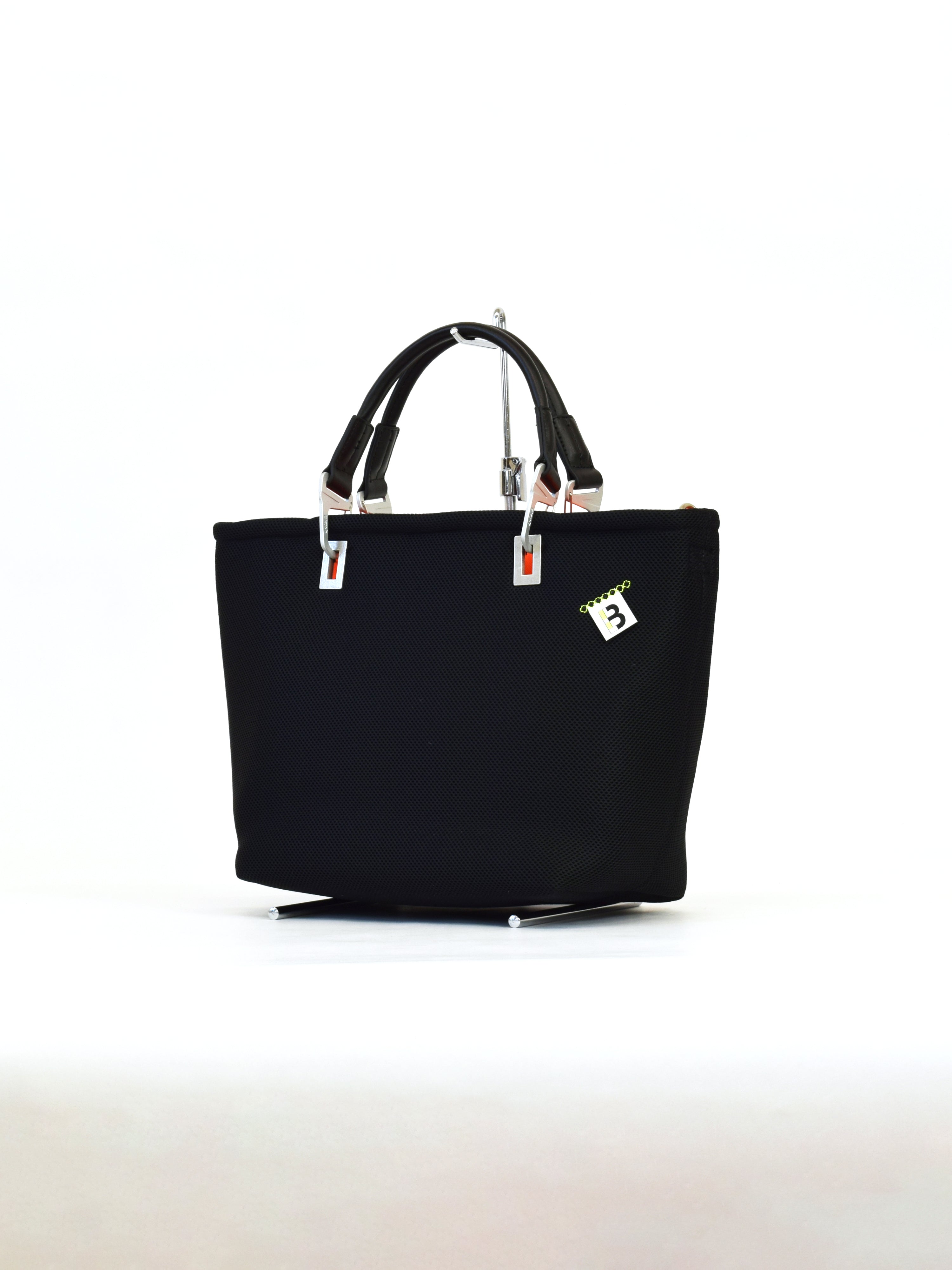 【play-b】Logo 3way ハンドバッグ M Black