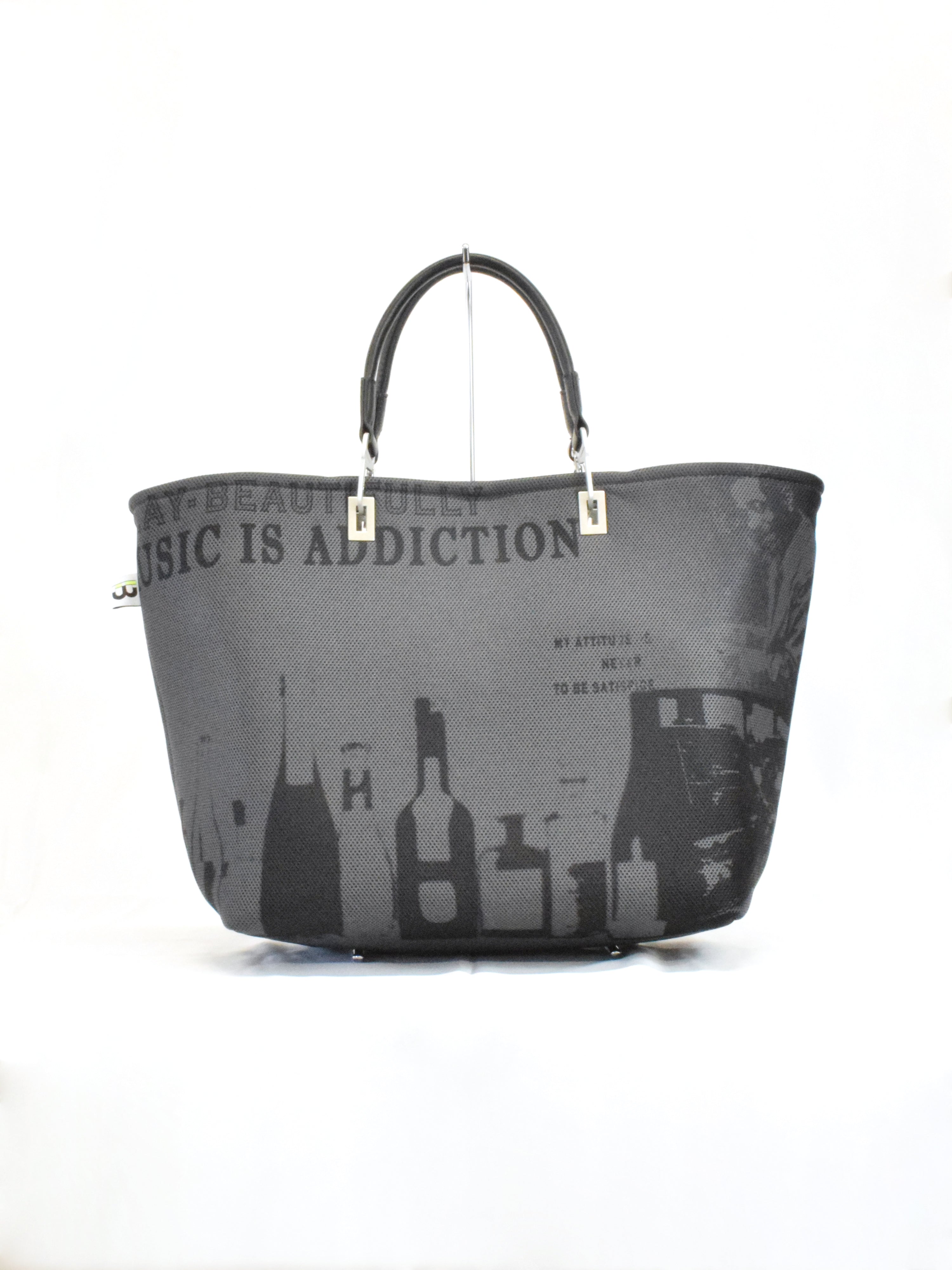【jazz】3way ハンドバッグ L Charcoal