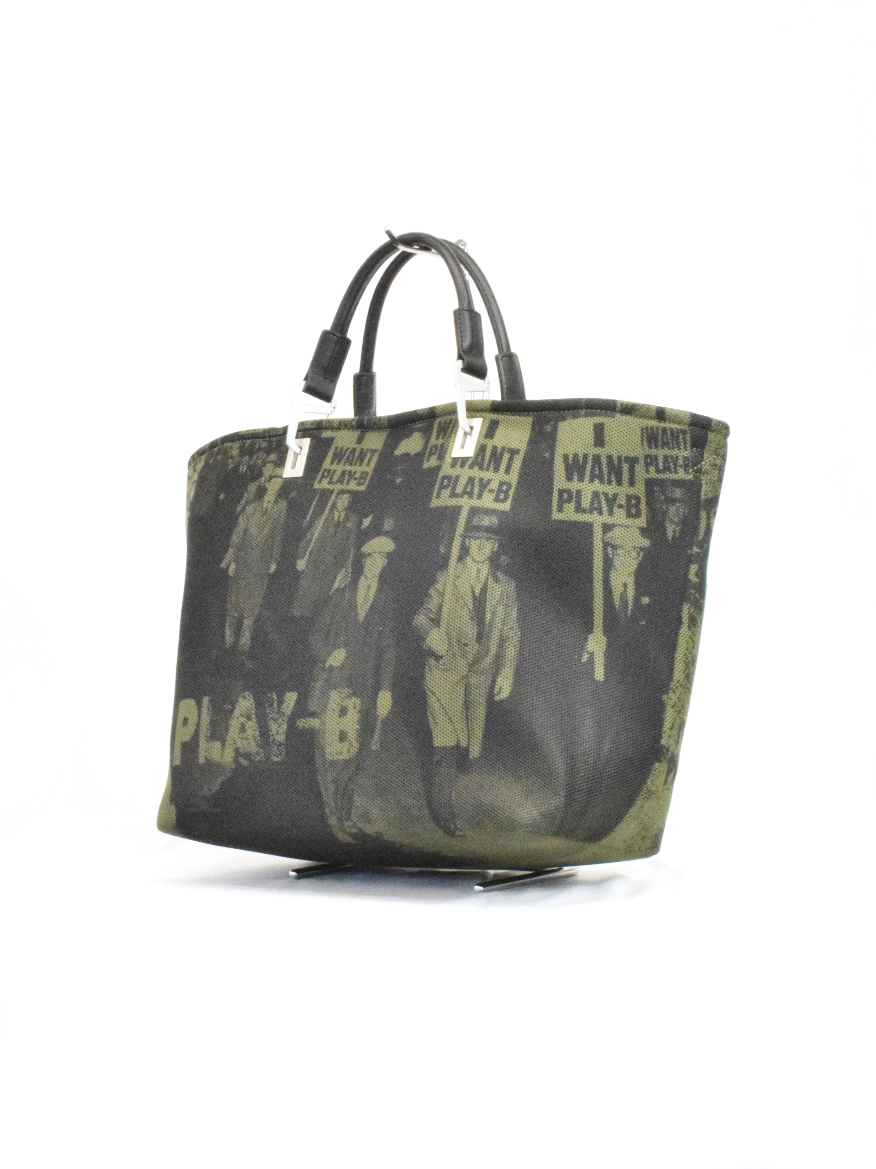 【demo】3way ハンドバッグ L Khaki