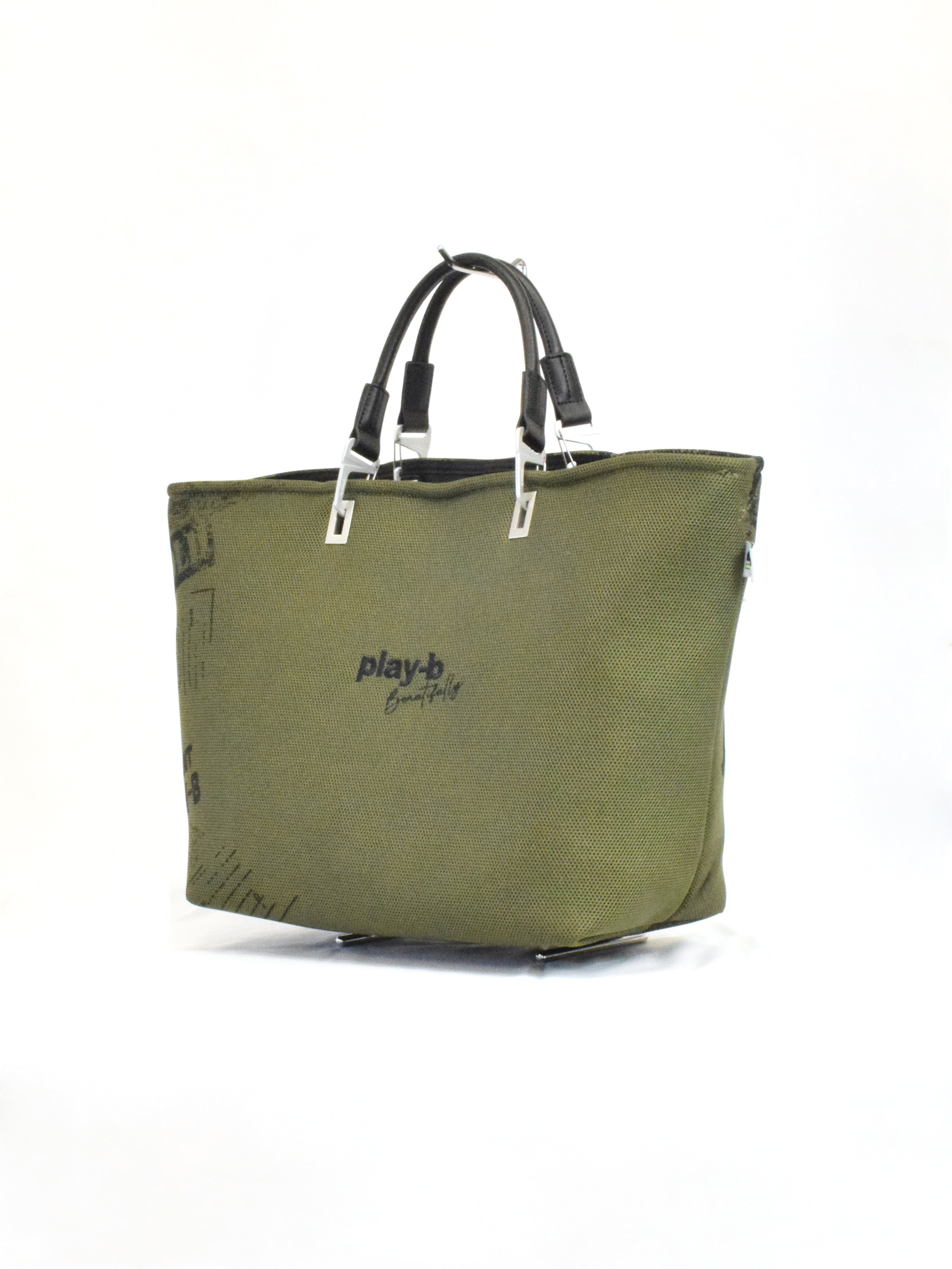 【demo】3way ハンドバッグ L Khaki