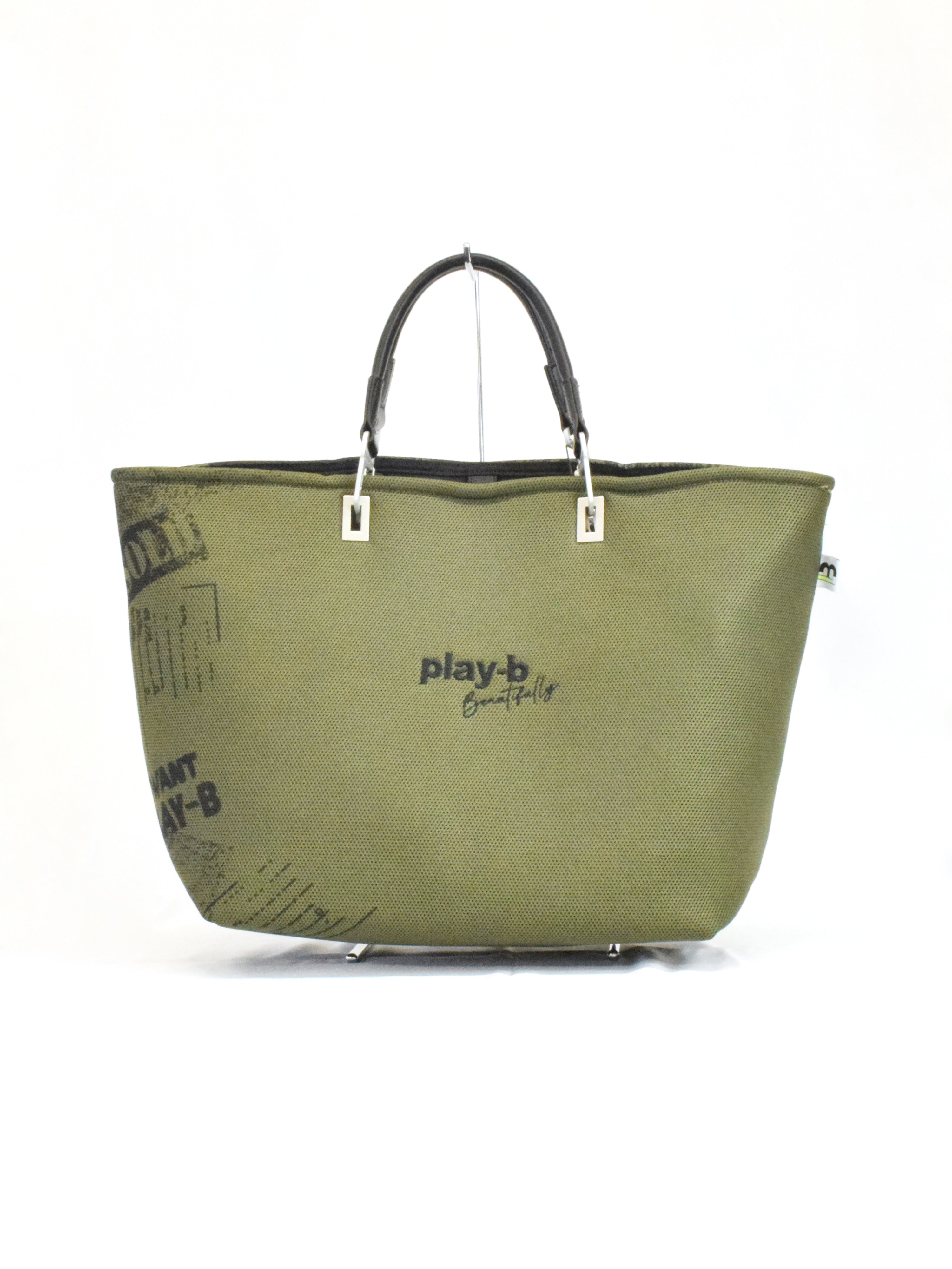 【demo】3way ハンドバッグ L Khaki