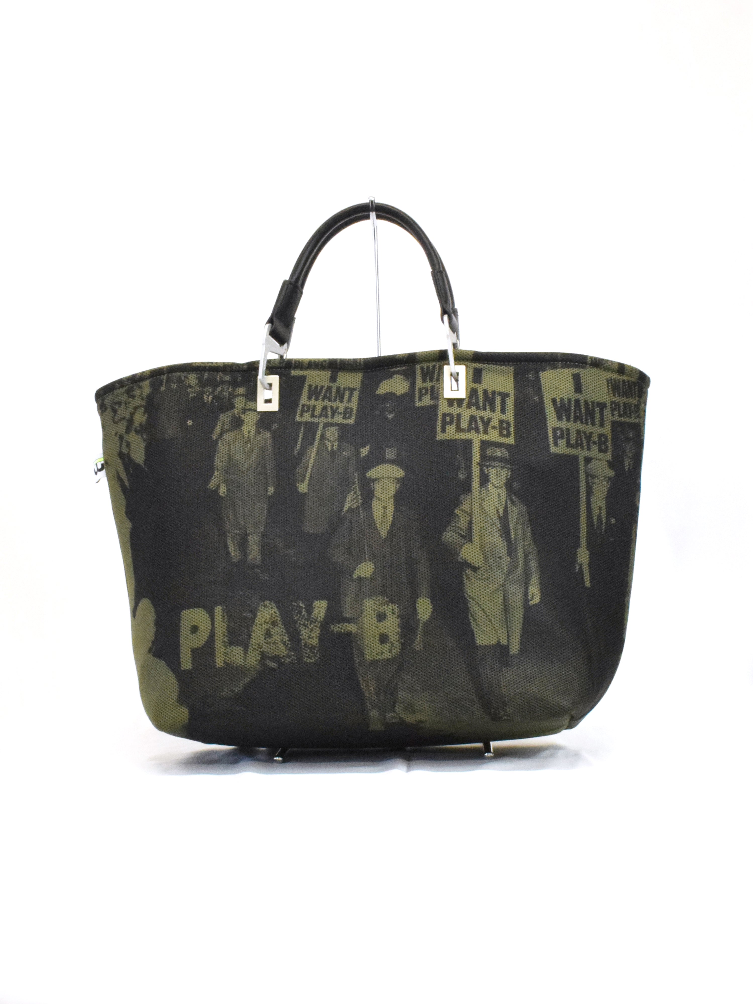 【demo】3way ハンドバッグ L Khaki