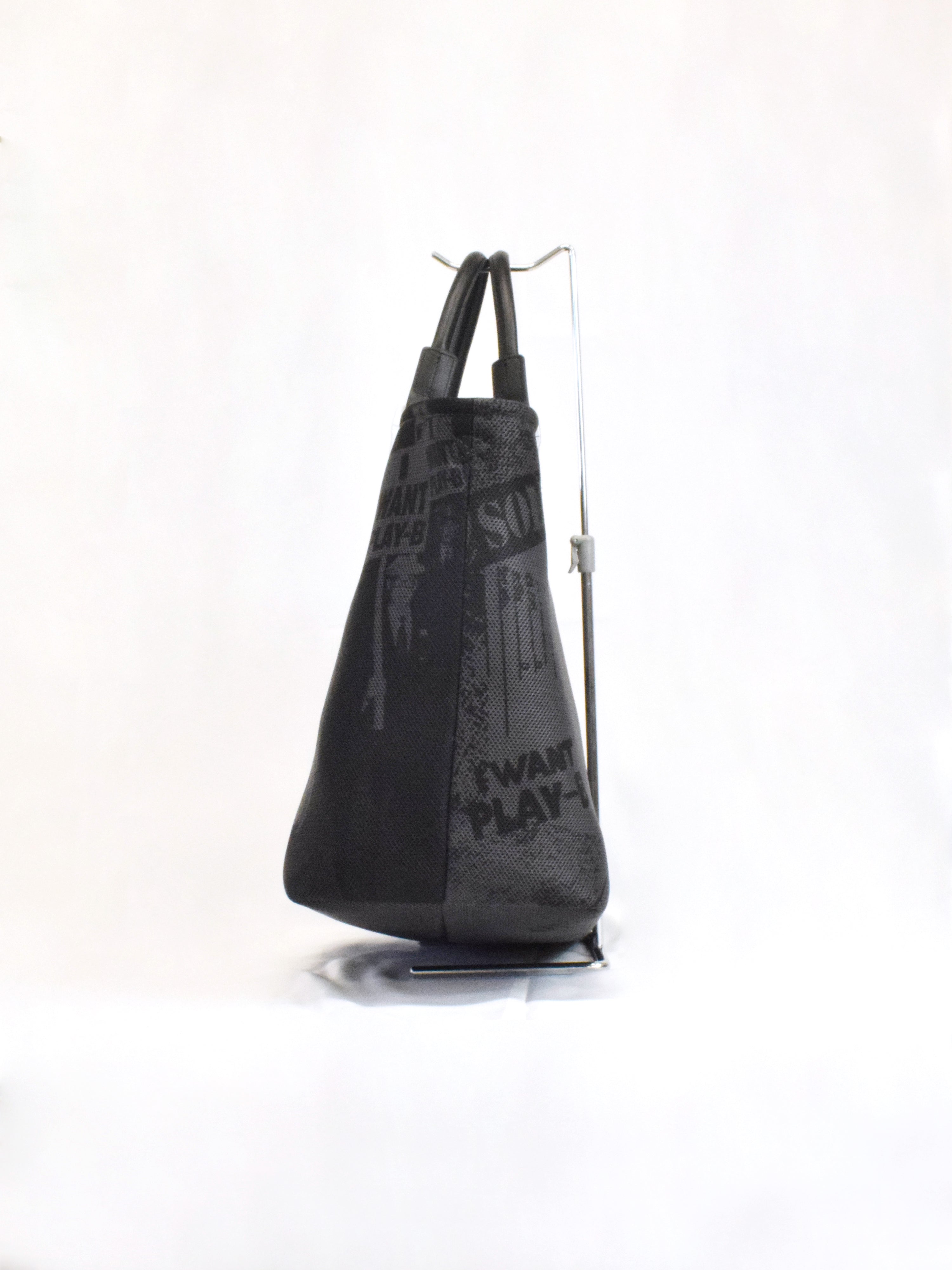 【demo】3way ハンドバッグ L Charcoal