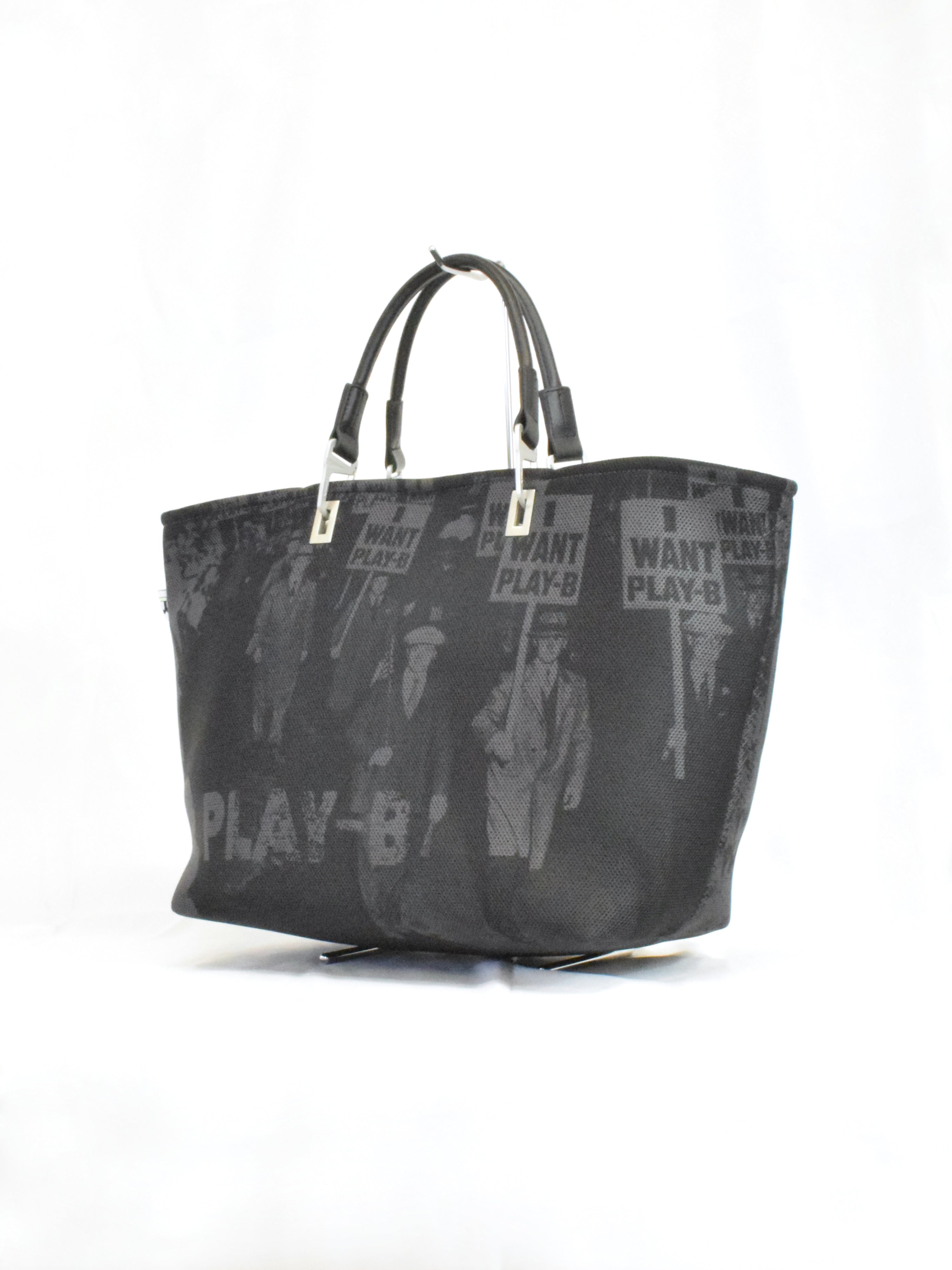 【demo】3way ハンドバッグ L Charcoal