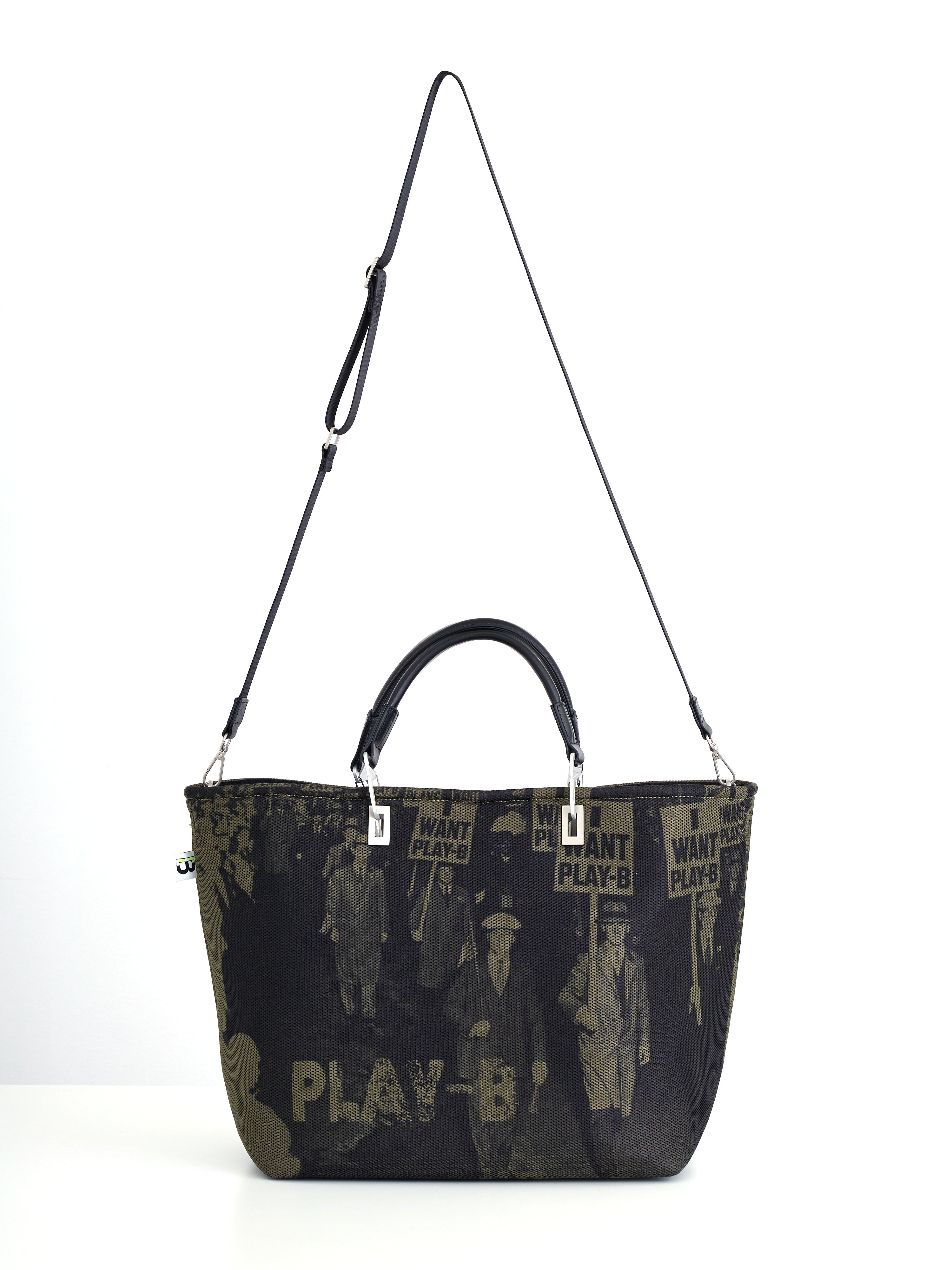 【demo】3way ハンドバッグ L Khaki