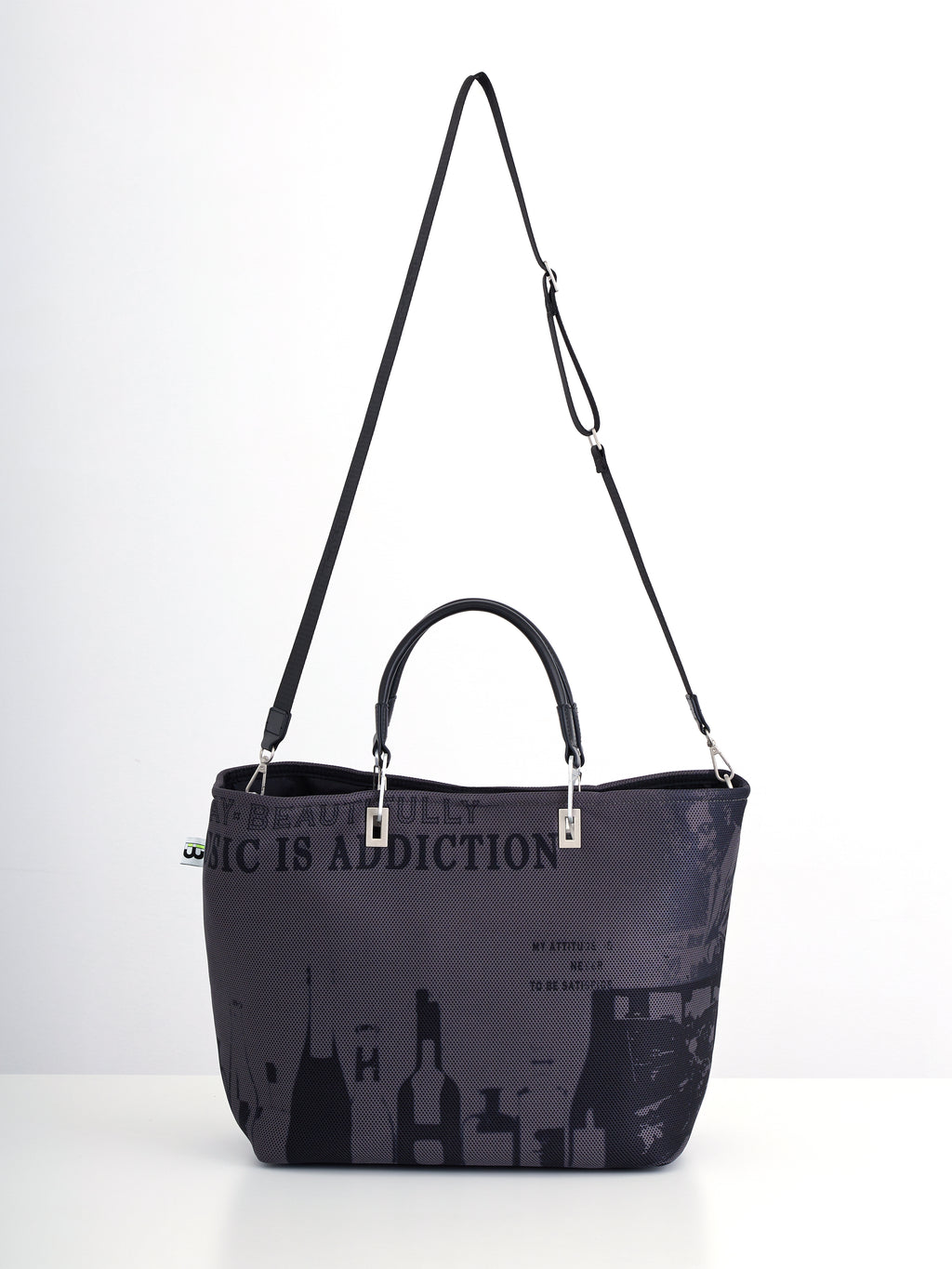 【jazz】3way ハンドバッグ L Charcoal