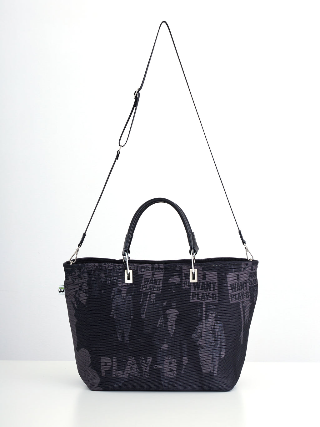 【demo】3way ハンドバッグ L Charcoal