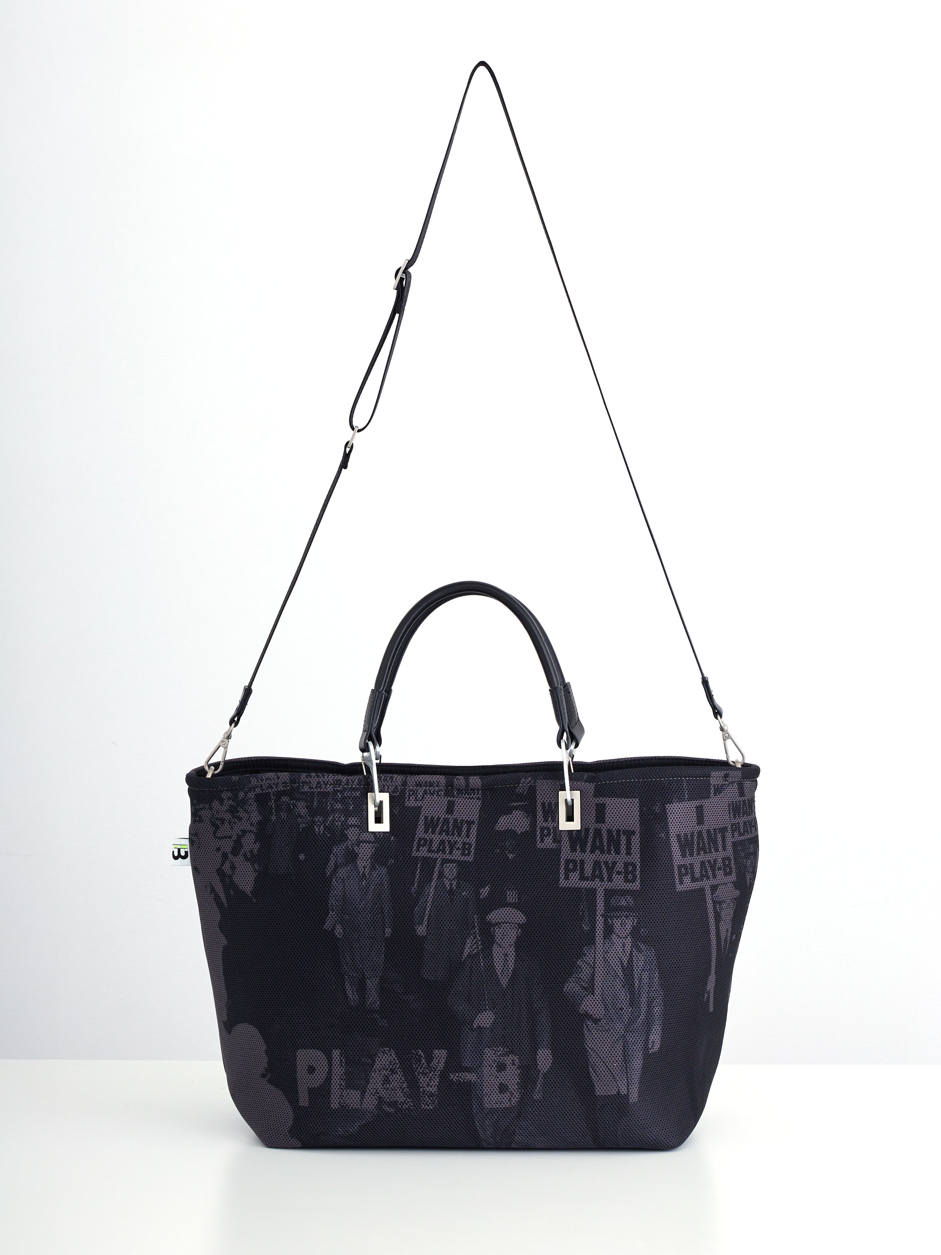 【demo】3way ハンドバッグ L Charcoal