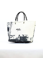 【play-beautifully】3way ハンドバッグ L Off-White