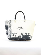 【play-beautifully】3way ハンドバッグ L Off-White