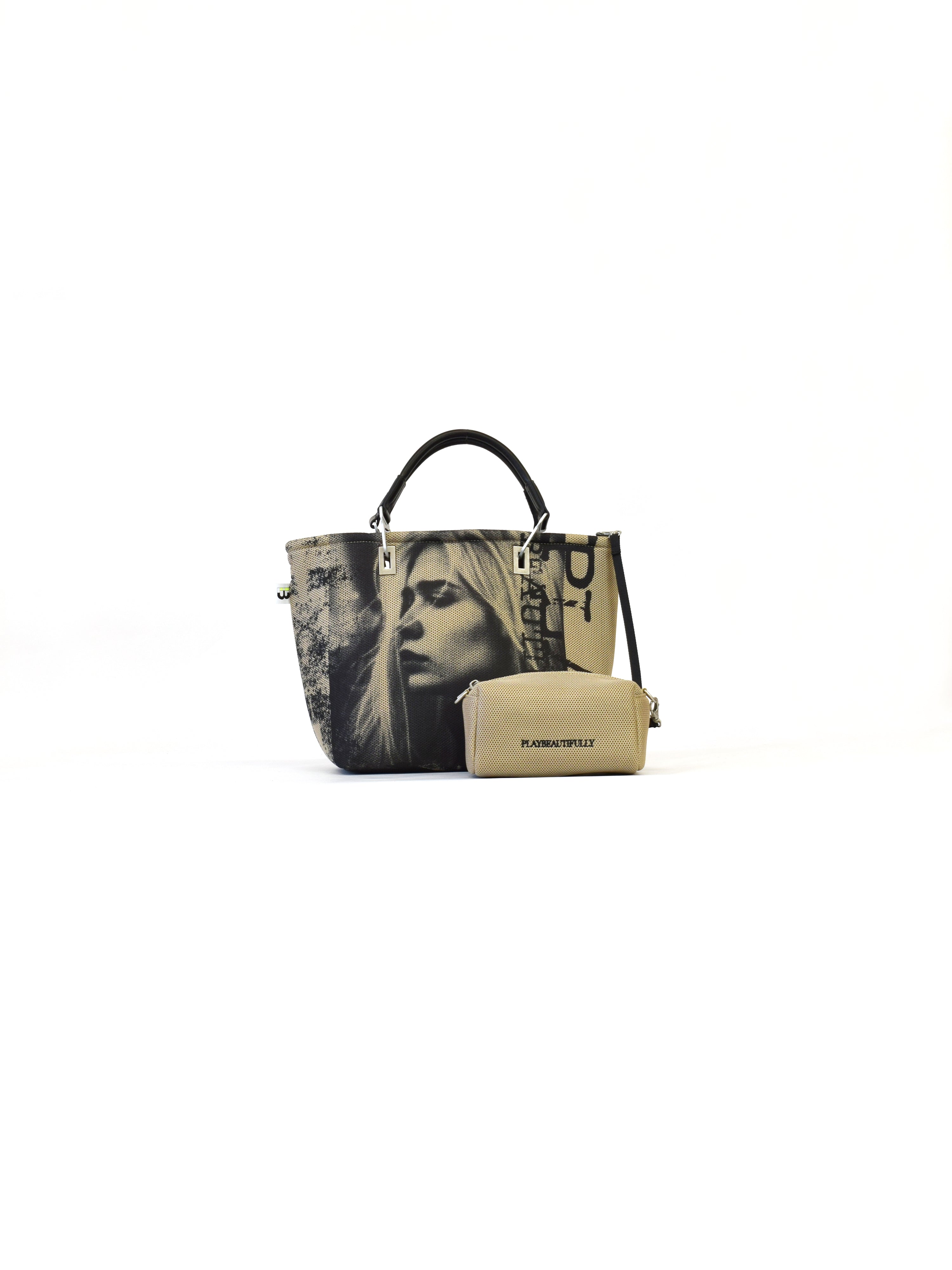 【play-beautifully】3way ハンドバッグ M Beige
