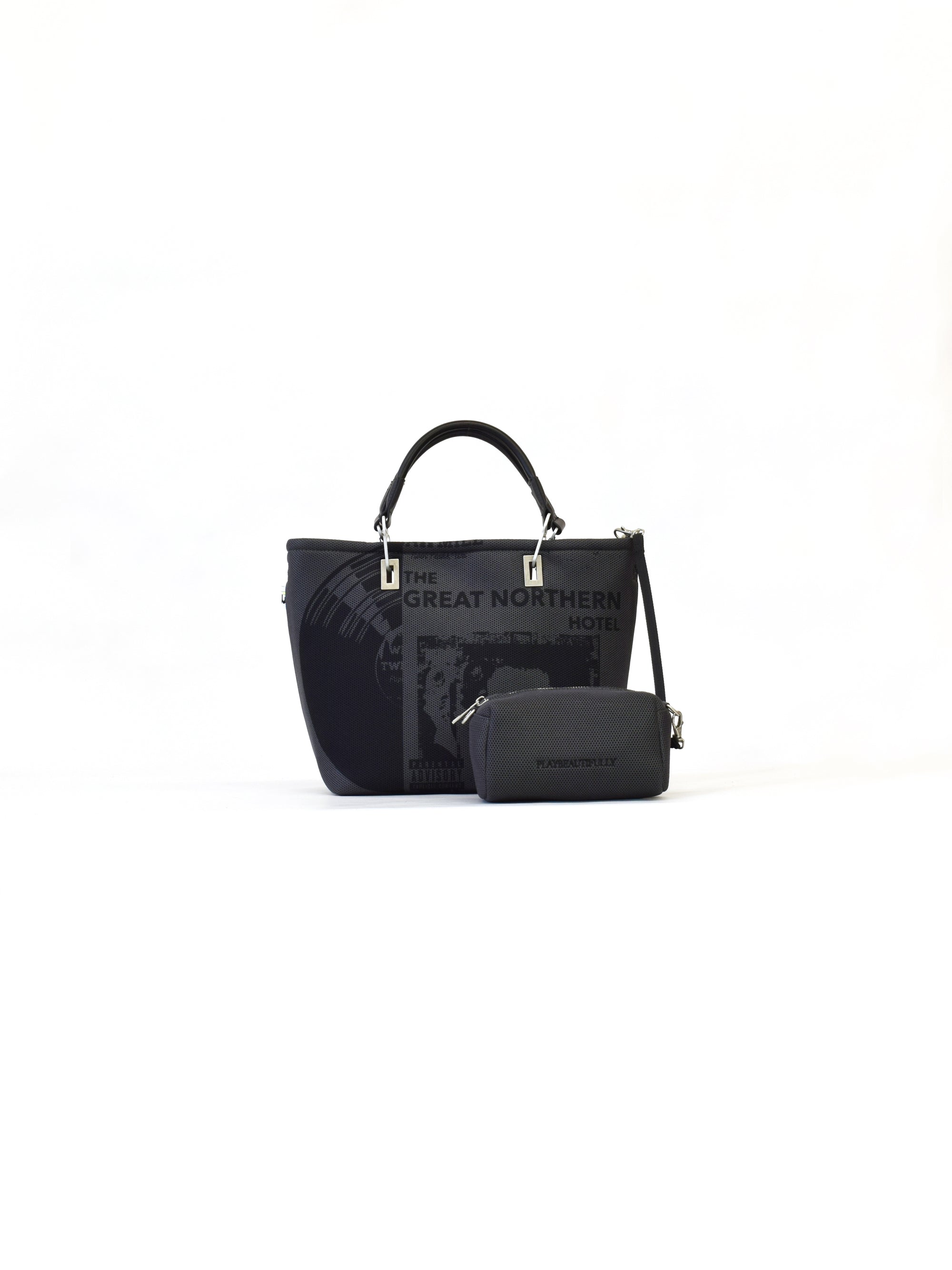 【play-beautifully】3way ハンドバッグ M Charcoal