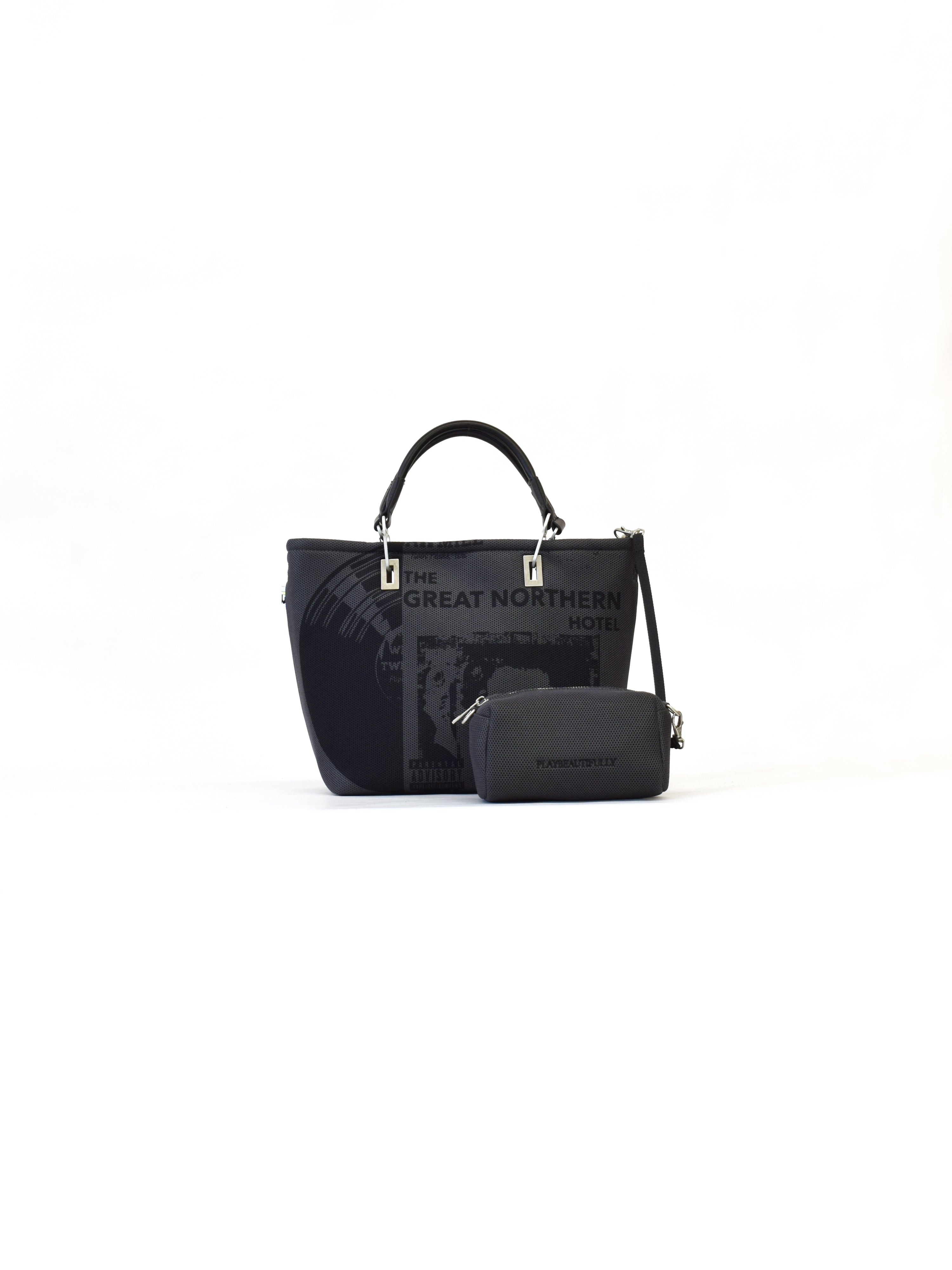 【play-beautifully】3way ハンドバッグ M Charcoal