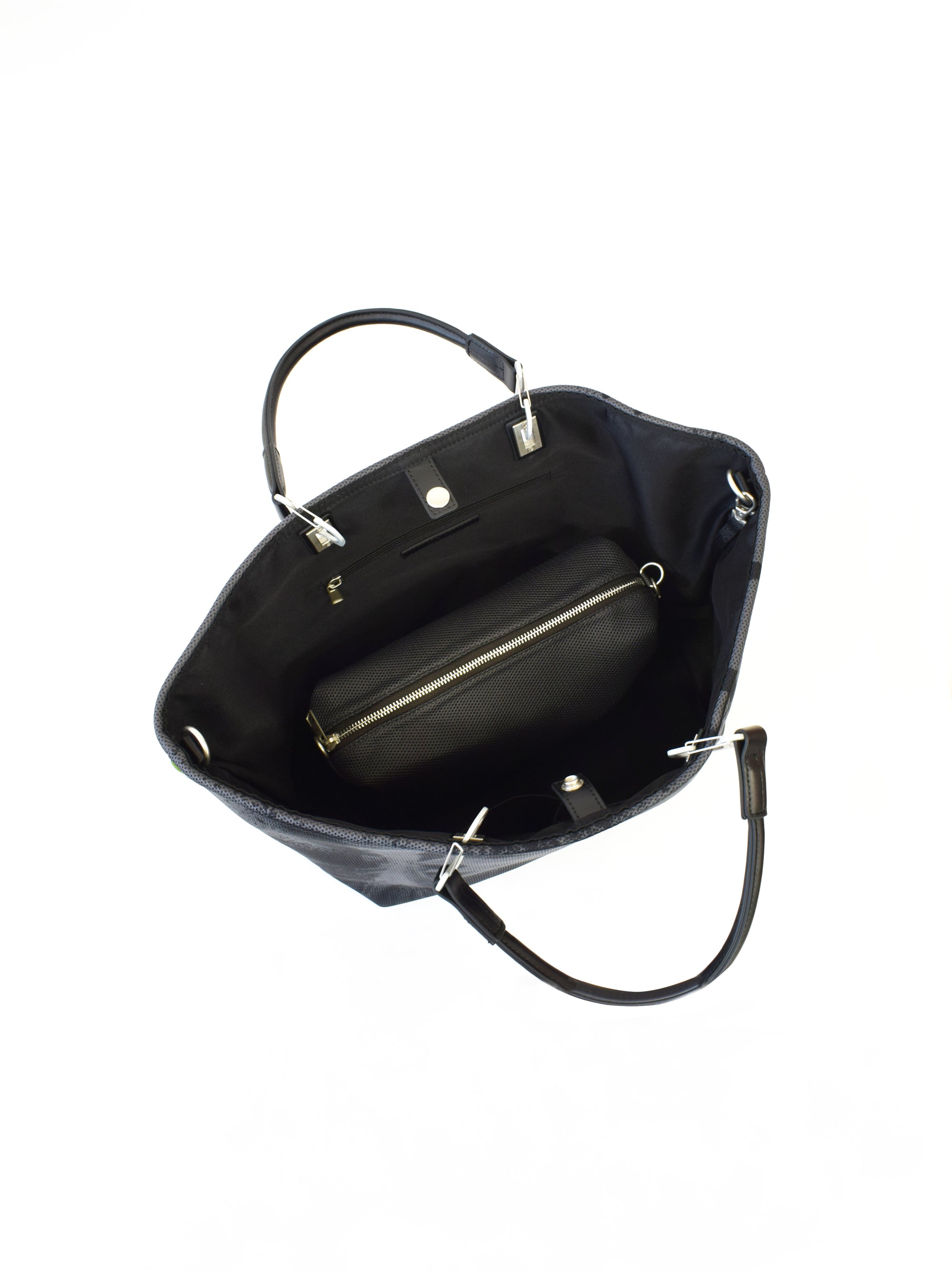 【play-beautifully】3way ハンドバッグ L Charcoal