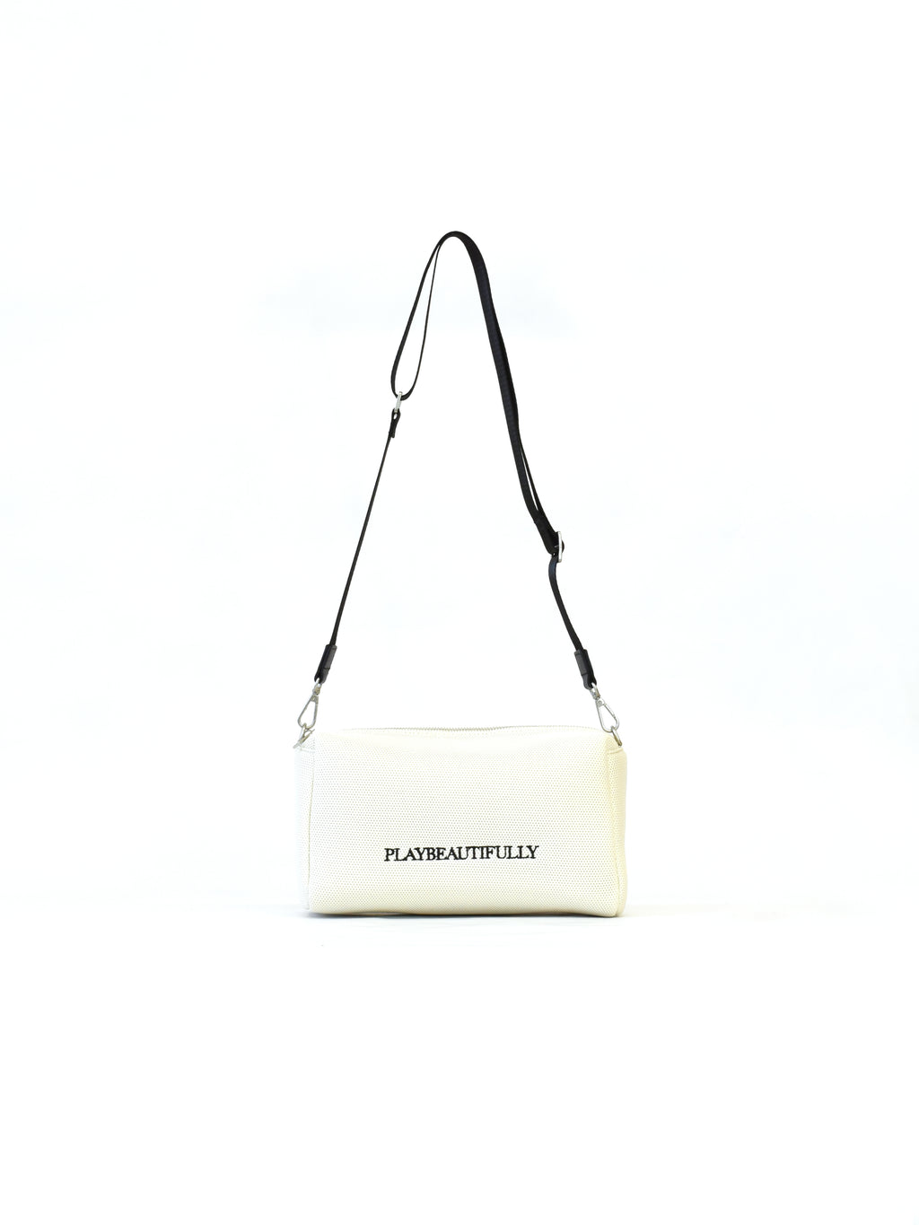 【play-b】Logo 3way ハンドバッグ L Off-White