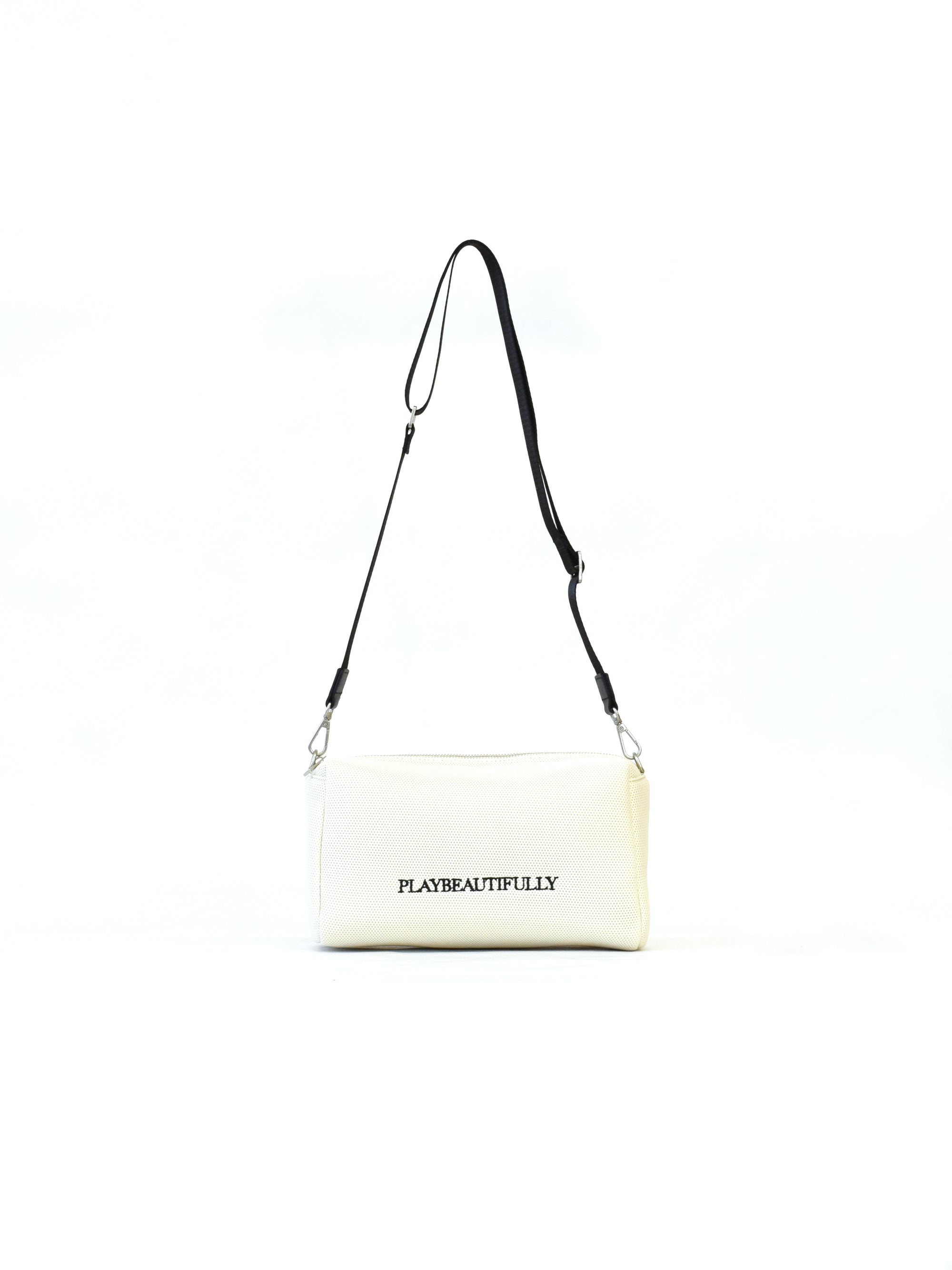 【play-b】Logo 3way ハンドバッグ L Off-White