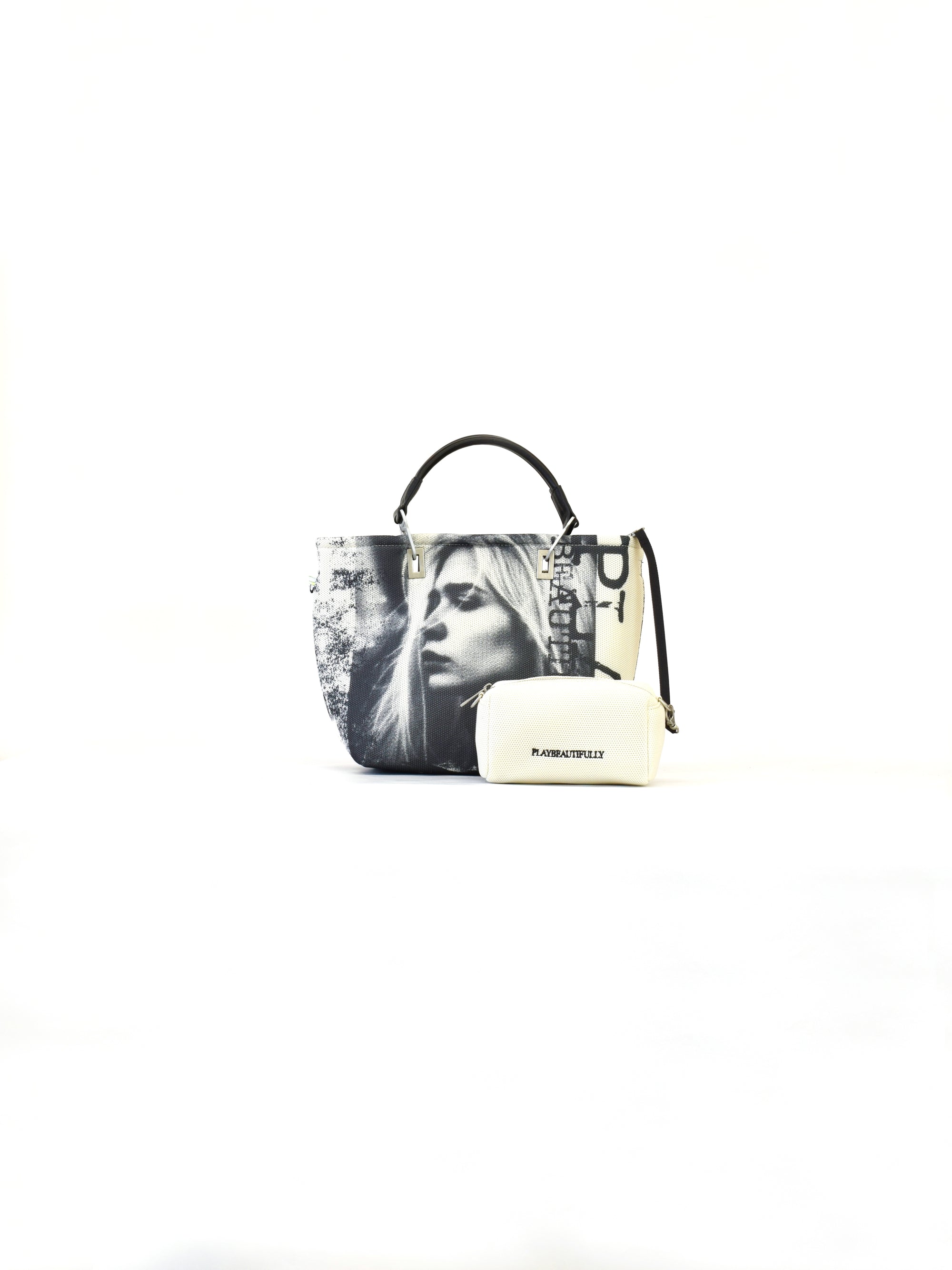 【play-beautifully】3way ハンドバッグ M Off-White