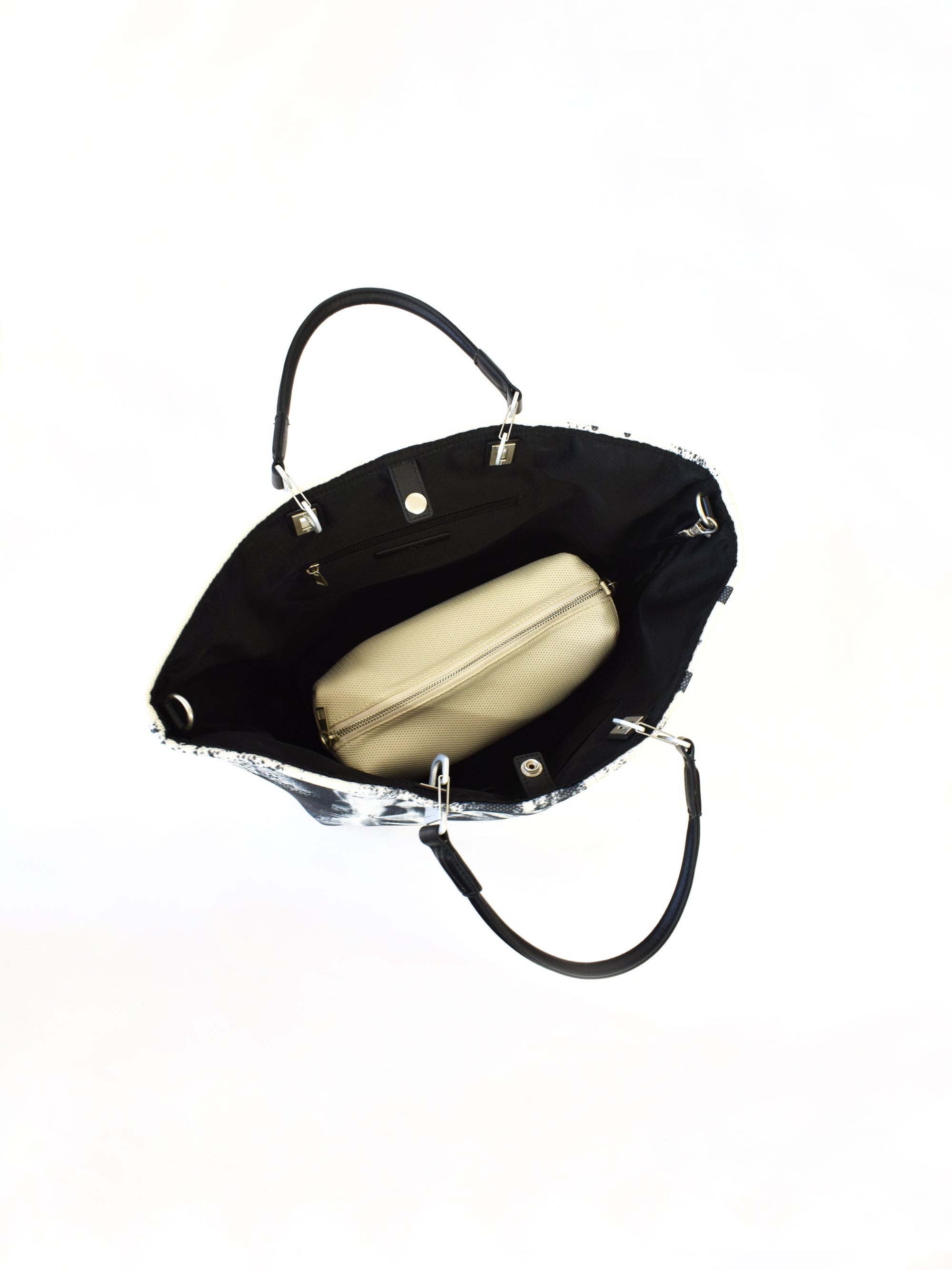 【play-beautifully】3way ハンドバッグ L Off-White