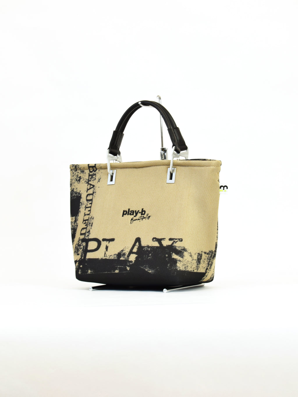 【play-beautifully】3way ハンドバッグ M Beige