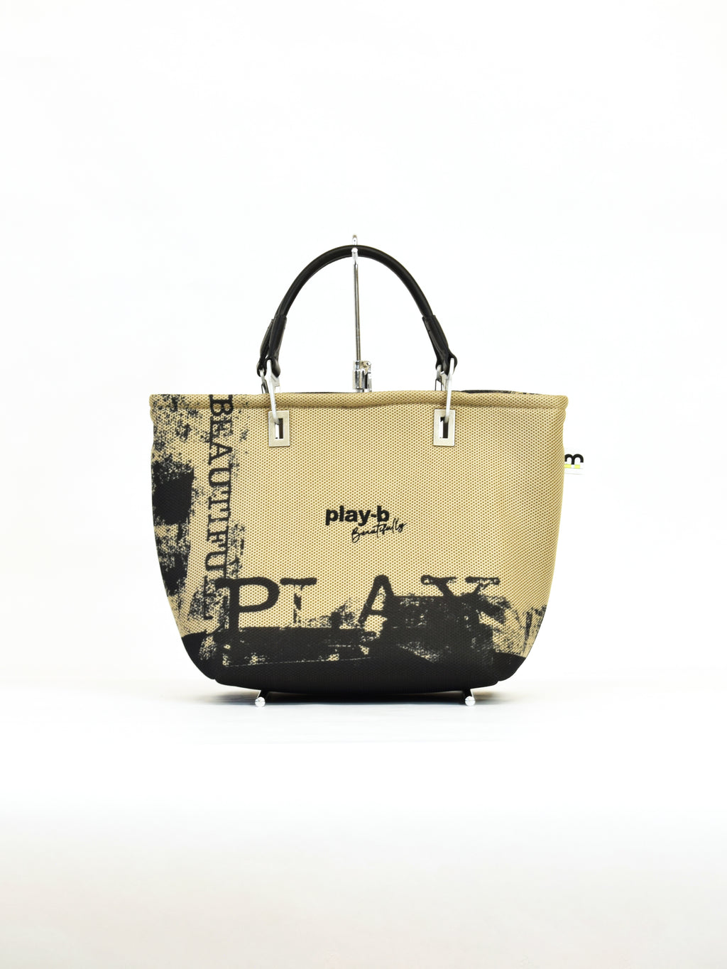 【play-beautifully】3way ハンドバッグ M Beige