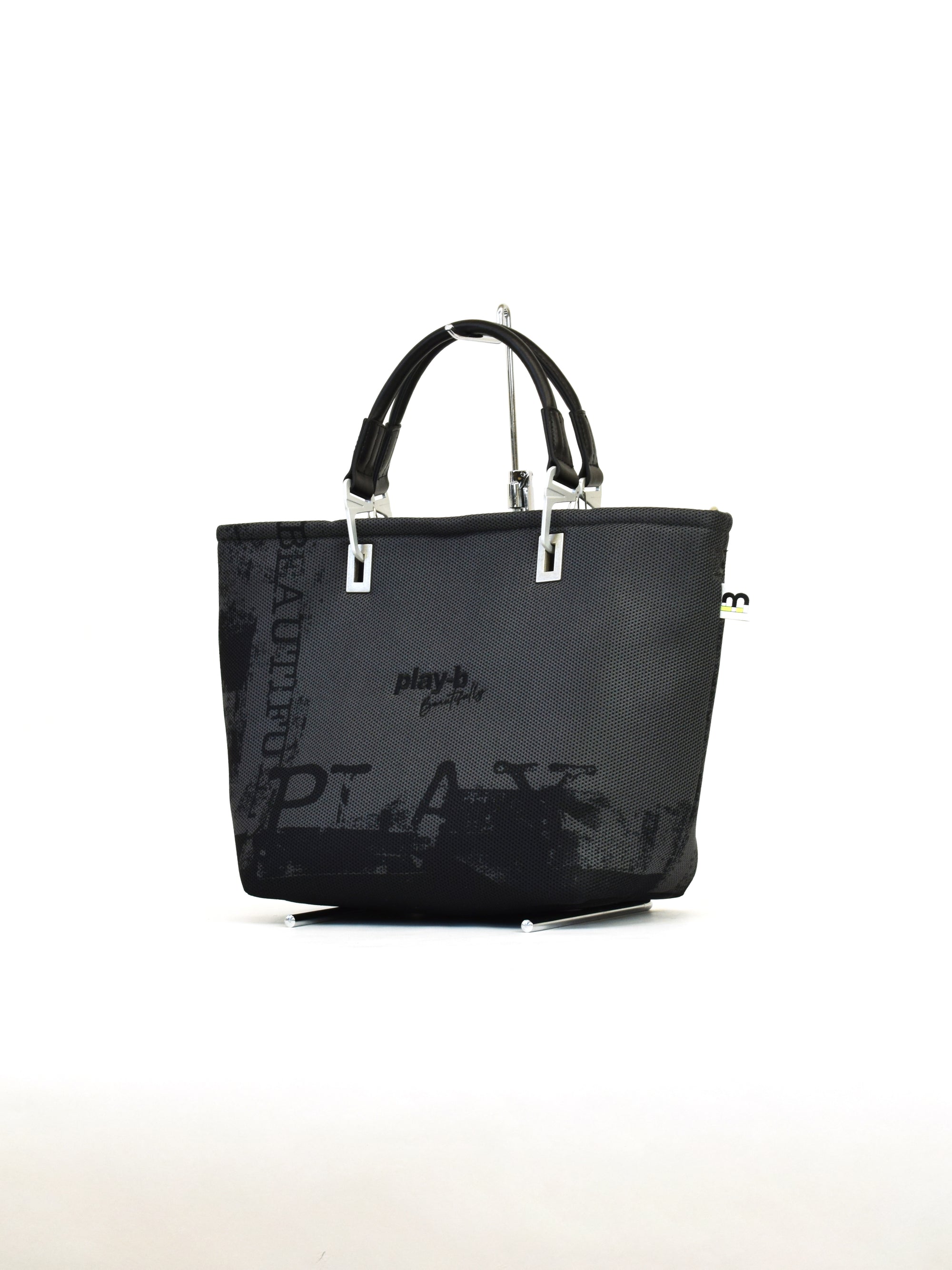 【play-beautifully】3way ハンドバッグ M Charcoal