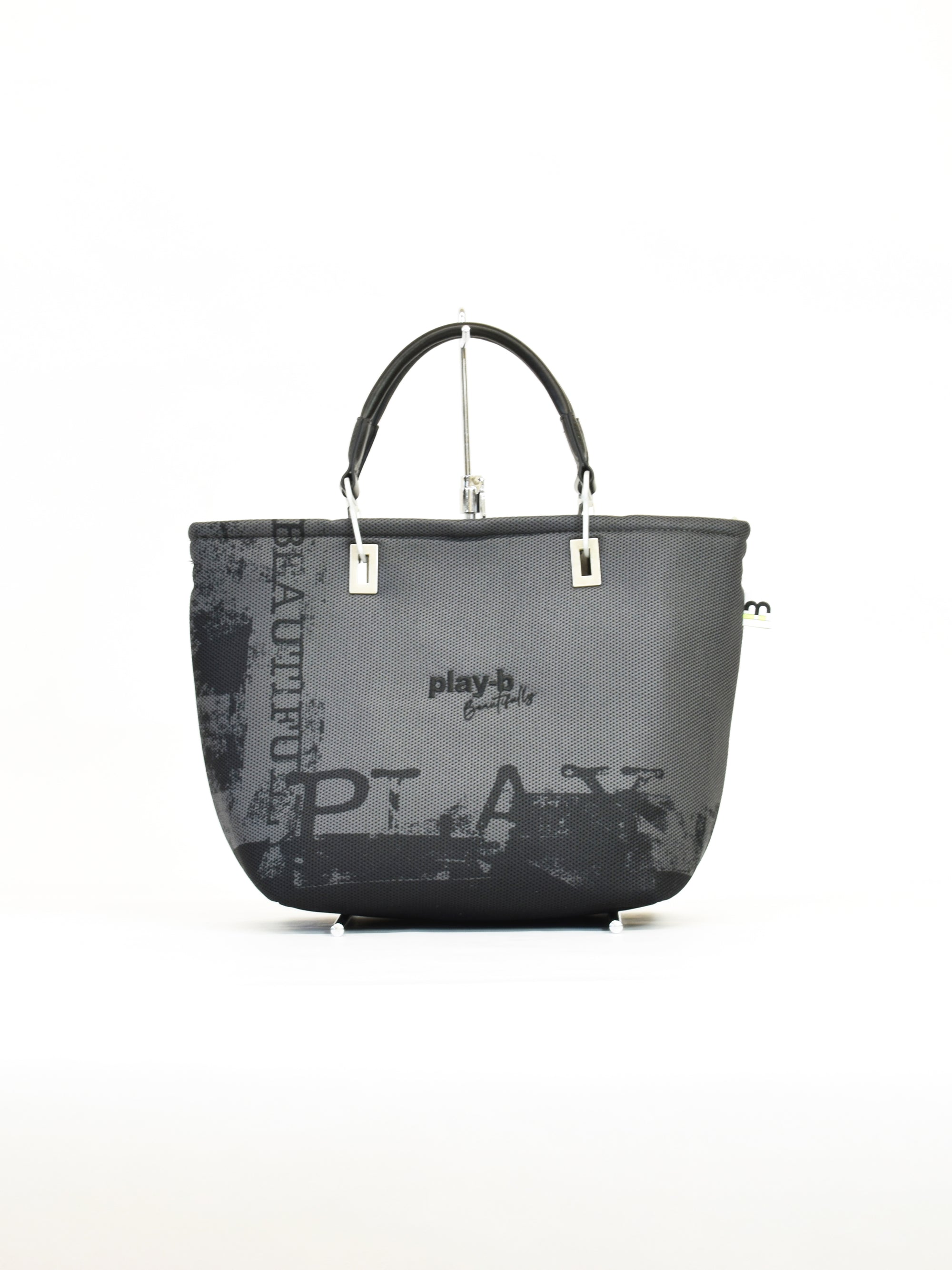 【play-beautifully】3way ハンドバッグ M Charcoal