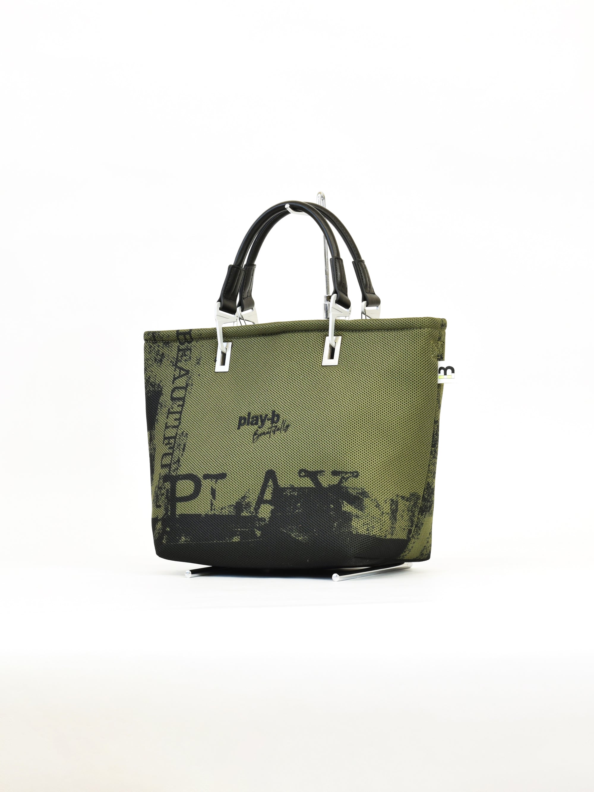【play-beautifully】3way ハンドバッグ M Khaki