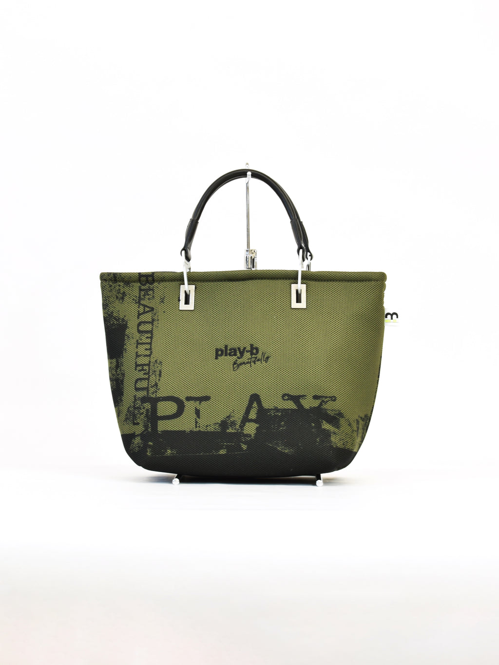 【play-beautifully】3way ハンドバッグ M Khaki