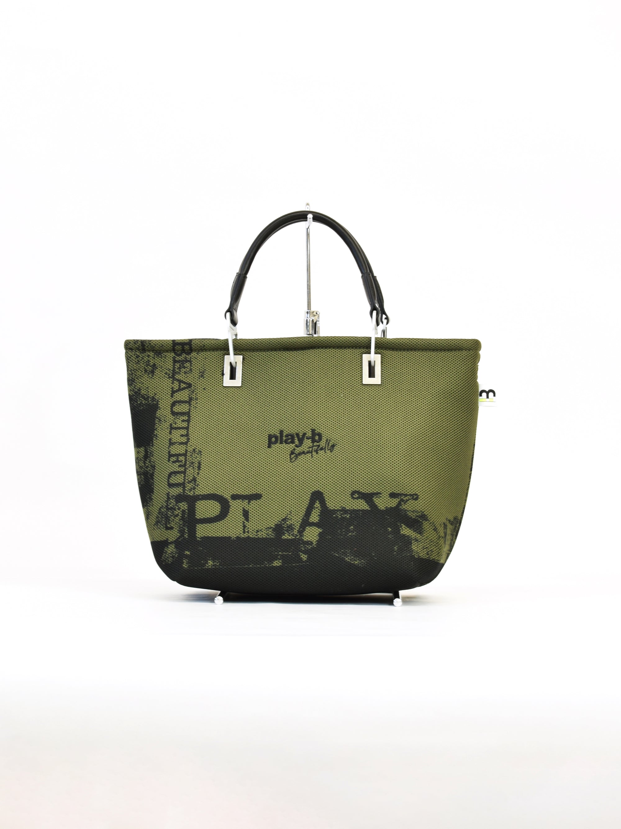 【play-beautifully】3way ハンドバッグ M Khaki