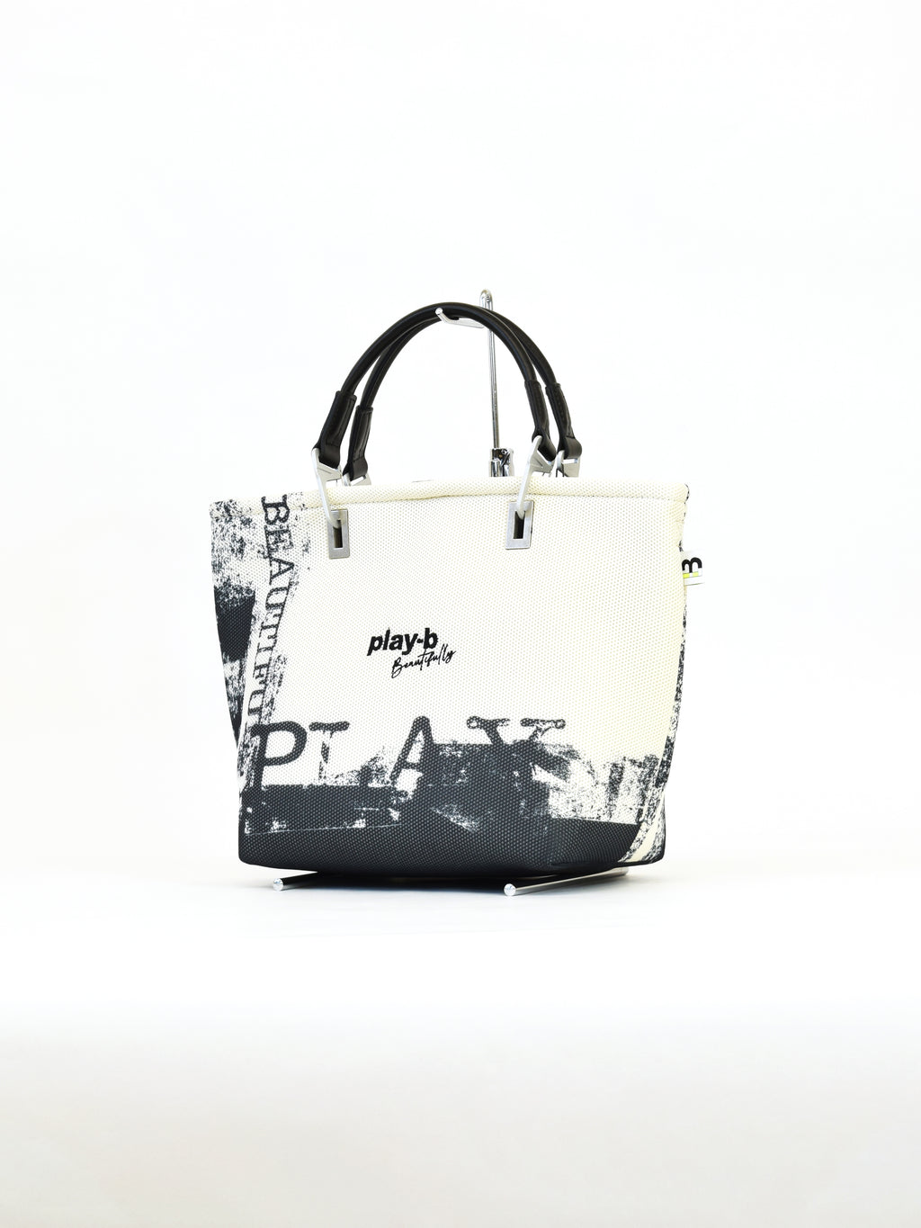 【play-beautifully】3way ハンドバッグ M Off-White