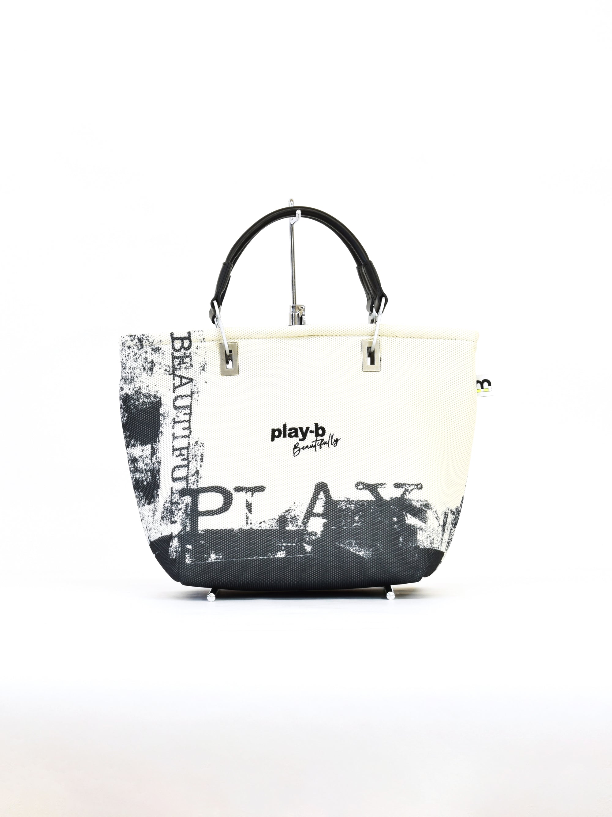 【play-beautifully】3way ハンドバッグ M Off-White