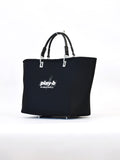【play-b】Logo 3way ハンドバッグ L Black