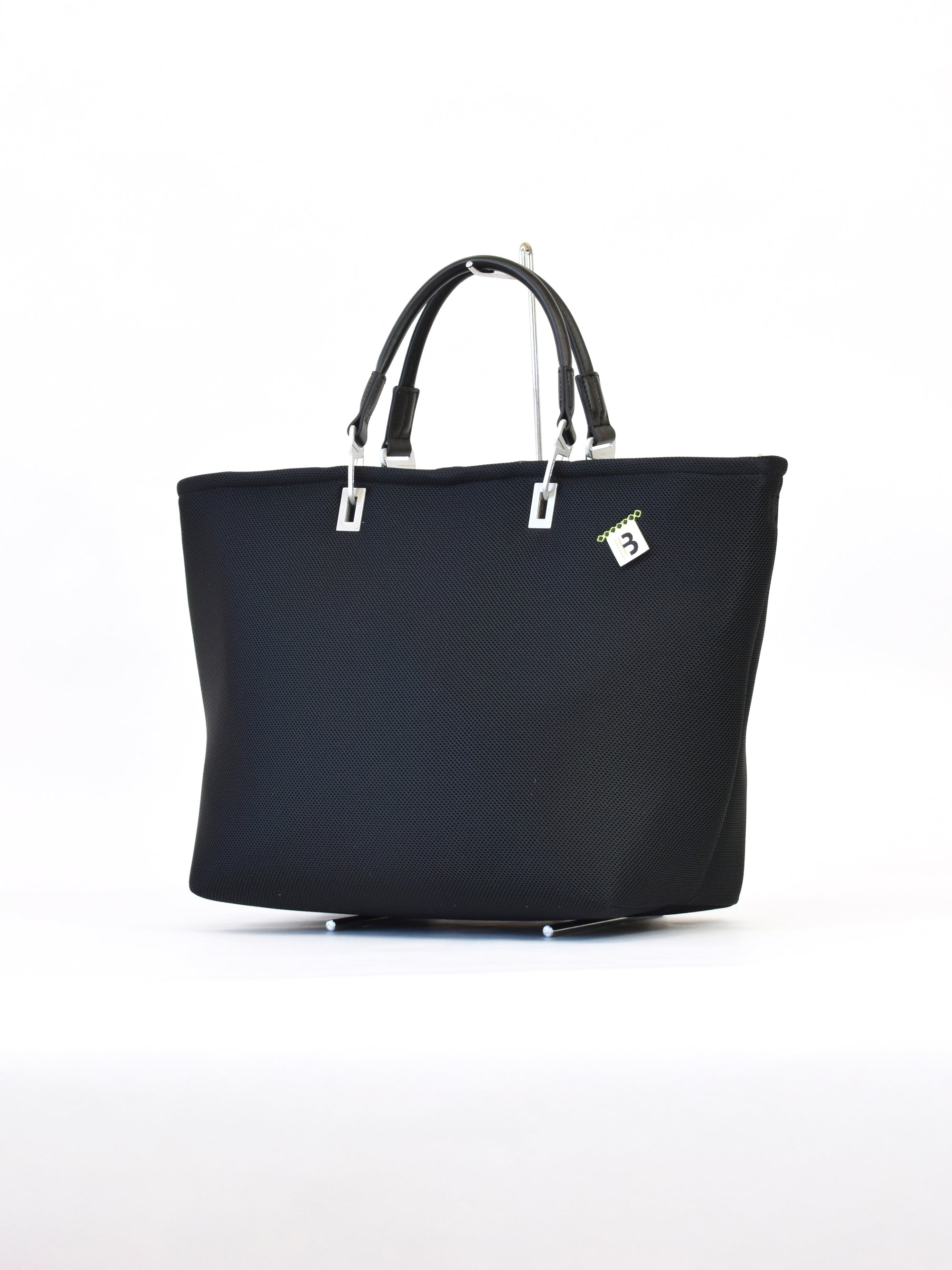 【play-b】Logo 3way ハンドバッグ L Black