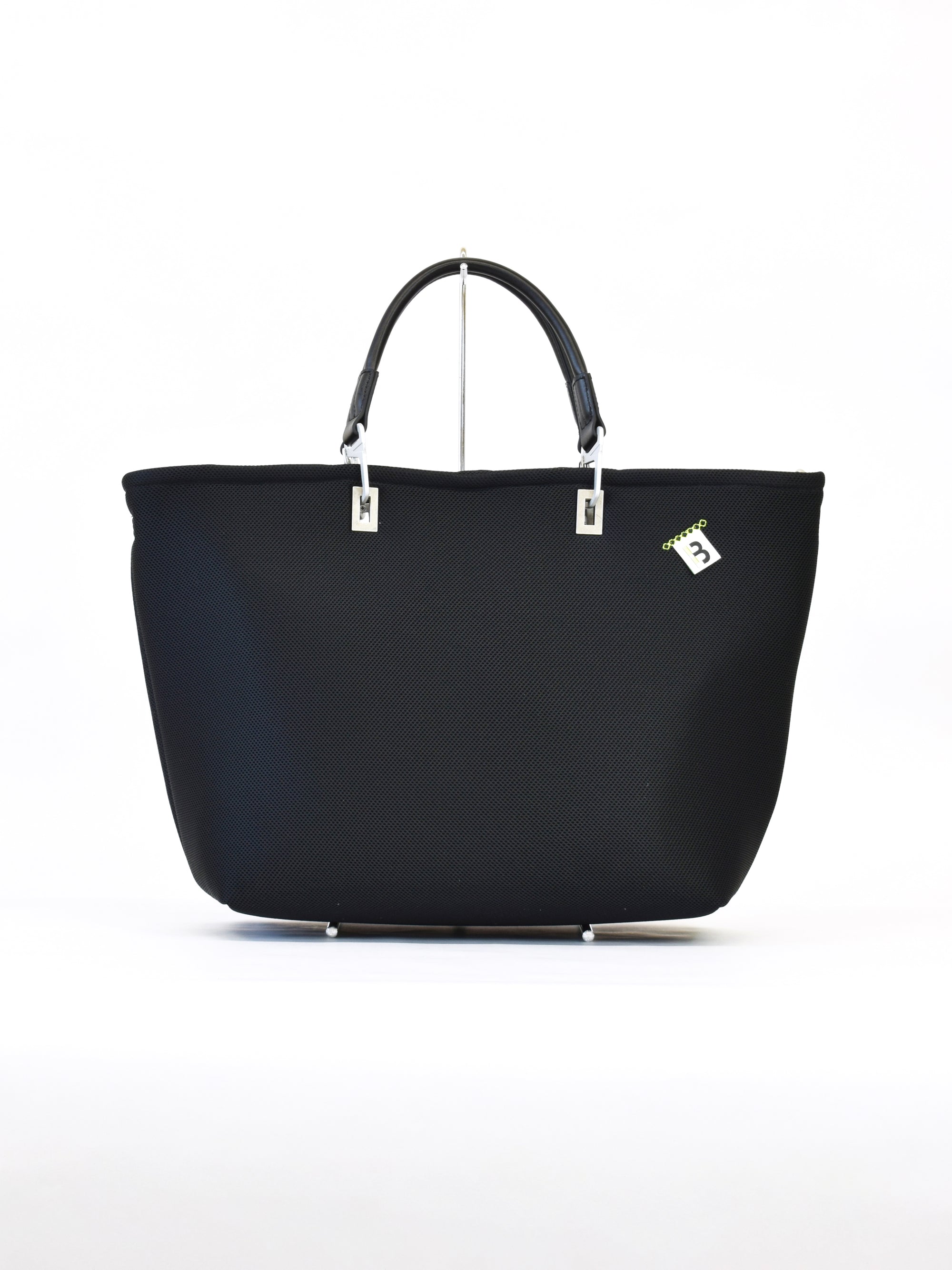 【play-b】Logo 3way ハンドバッグ L Black