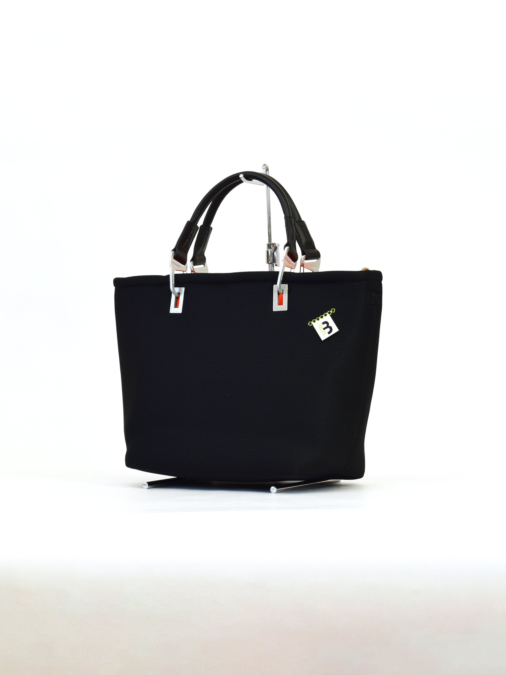 【play-b】Logo 3way ハンドバッグ M Black