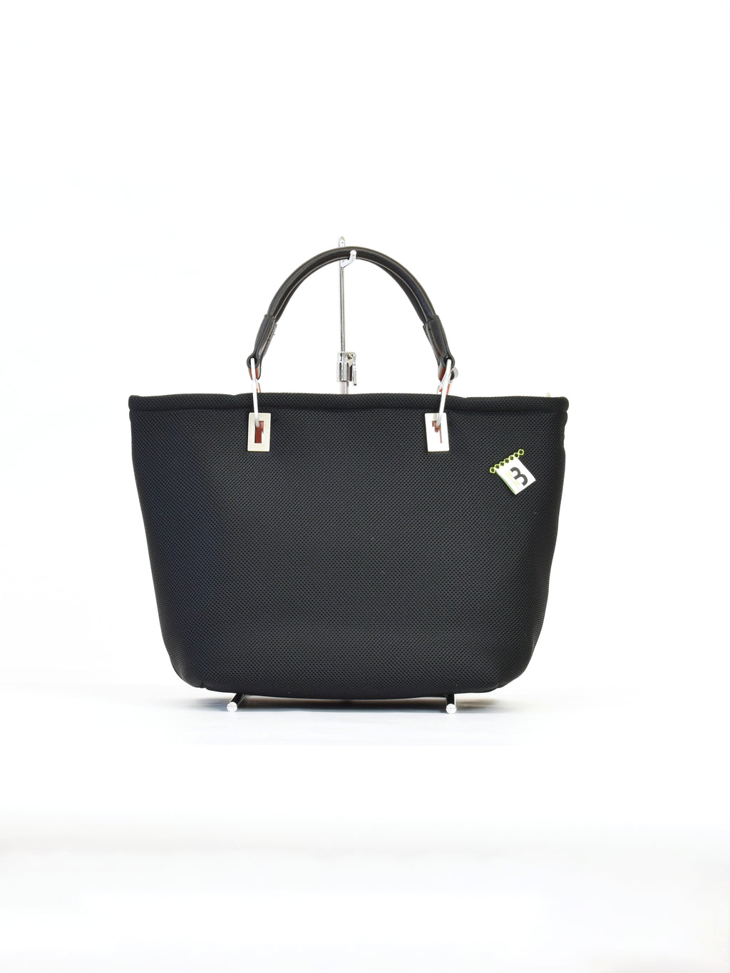 【play-b】Logo 3way ハンドバッグ M Black