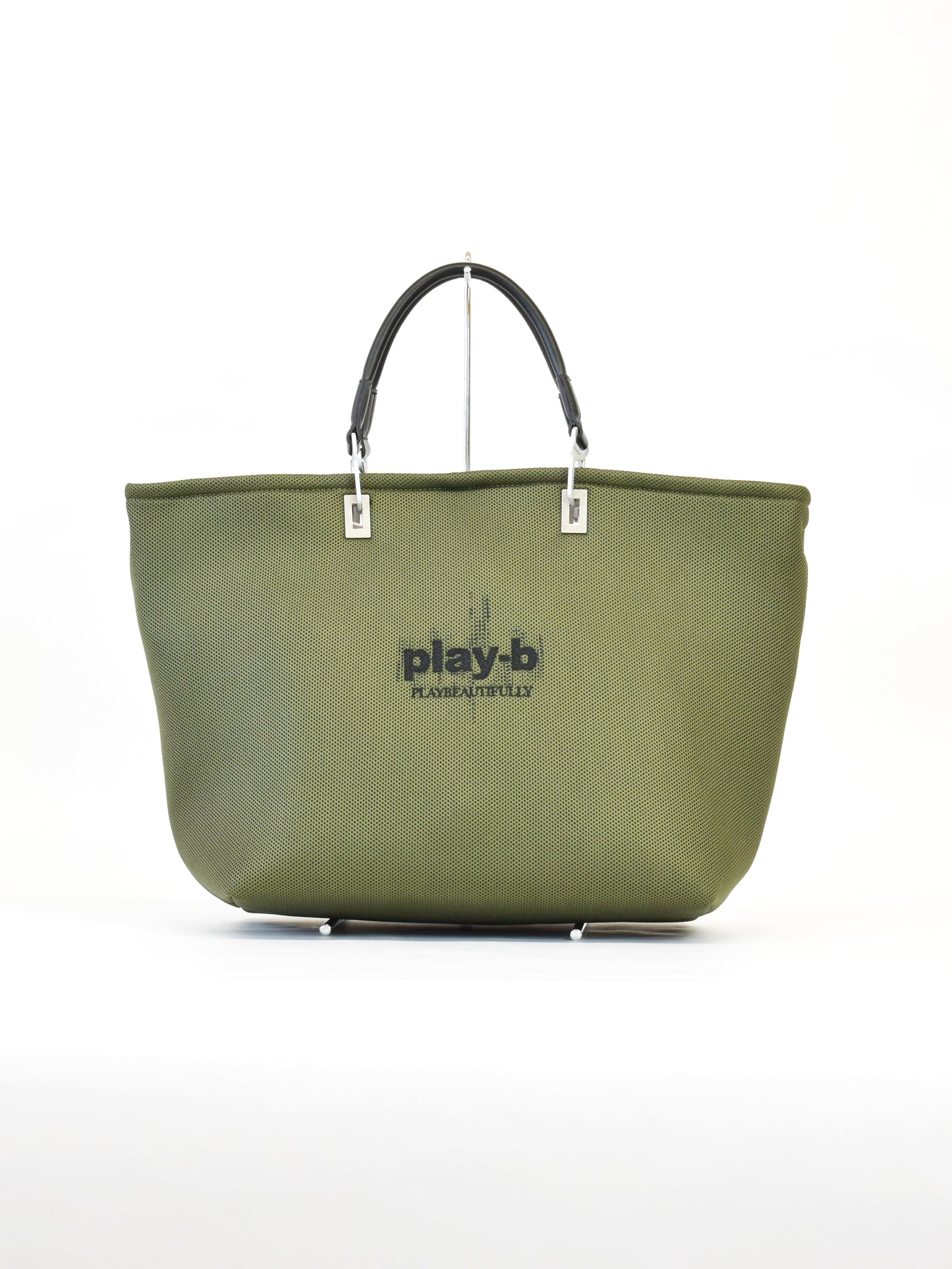 2025.7月販売開始【play-b】Logo 3way ハンドバッグ L Khaki
