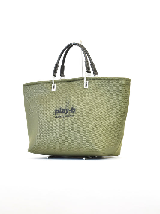 2025.7月販売開始【play-b】Logo 3way ハンドバッグ L Khaki