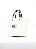【play-b】Logo 3way ハンドバッグ L Off-White