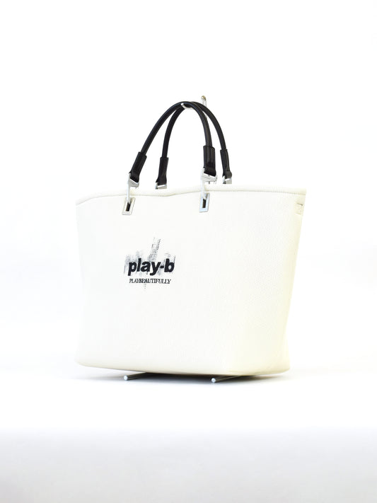 2025.7月販売開始【play-b】Logo 3way ハンドバッグ L Off-White