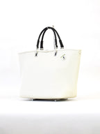 【play-b】Logo 3way ハンドバッグ L Off-White