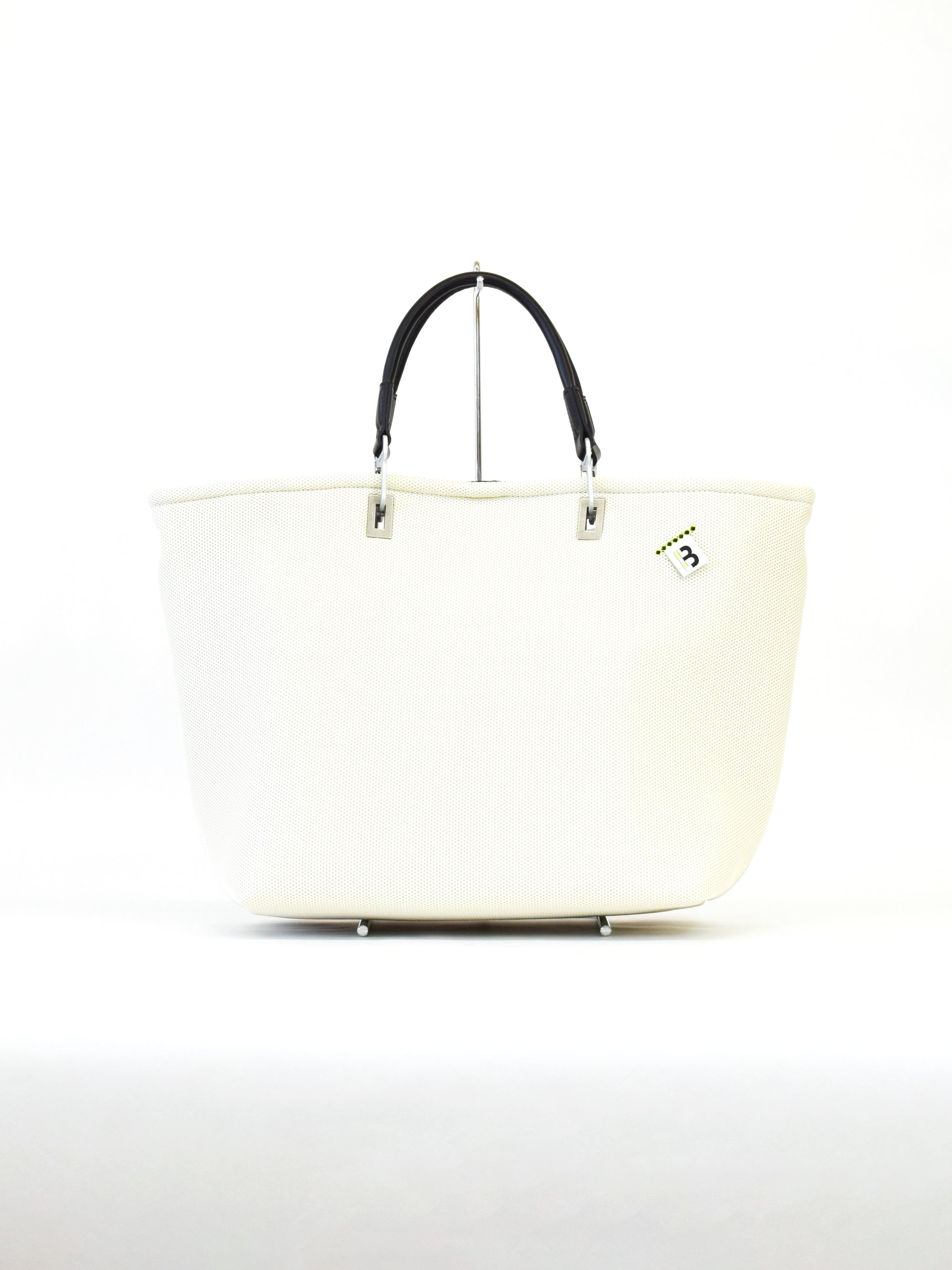 【play-b】Logo 3way ハンドバッグ L Off-White