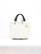 【play-b】Logo 3way ハンドバッグ M Off-White