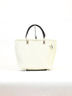 【play-b】Logo 3way ハンドバッグ M Off-White